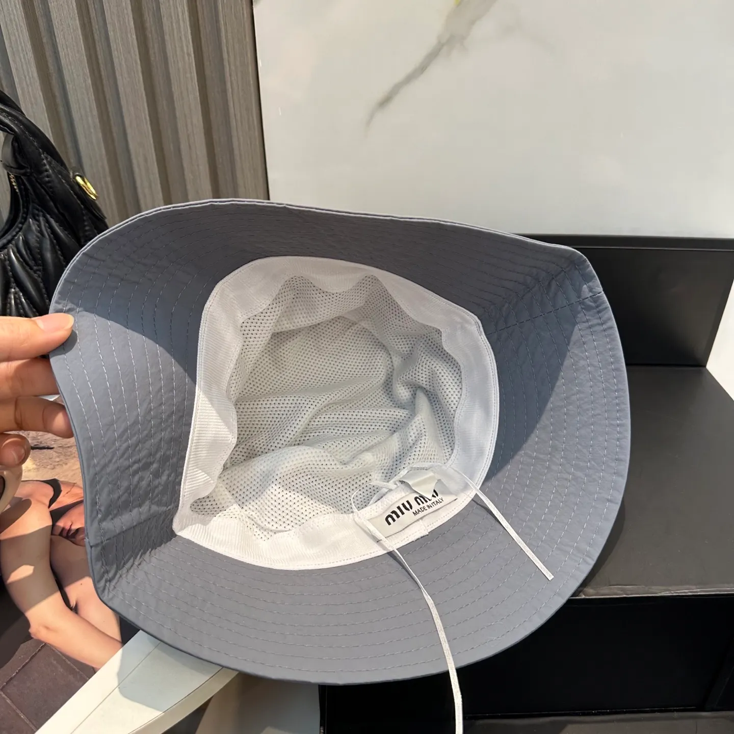 P60 miumiu new quick-drying simple fisherman hat 🧢Light and breathable, trendy and versatile, Xiaohongshu grows grass, poison Get your boyfriend and cool together