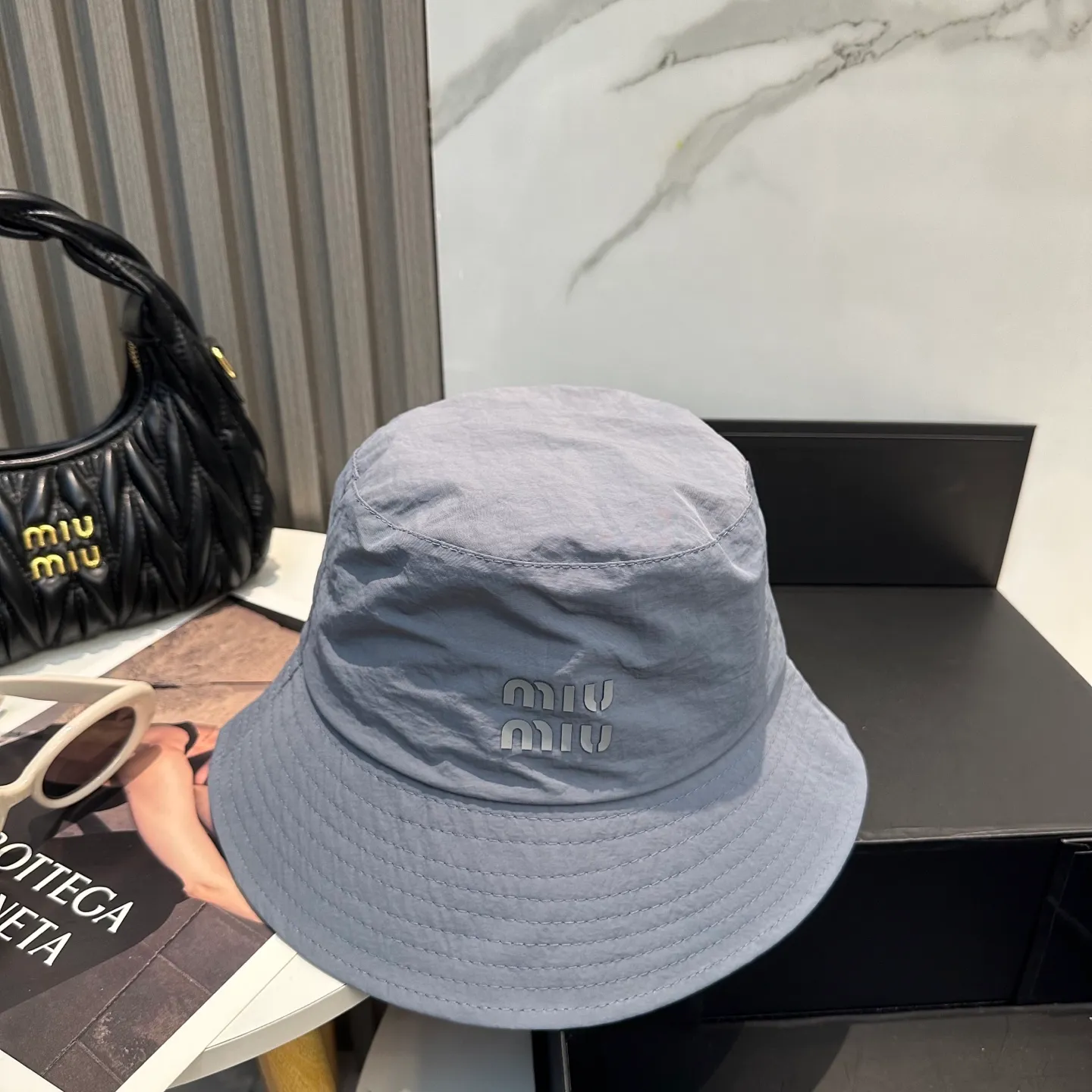 P60 miumiu new quick-drying simple fisherman hat 🧢Light and breathable, trendy and versatile, Xiaohongshu grows grass, poison Get your boyfriend and cool together
