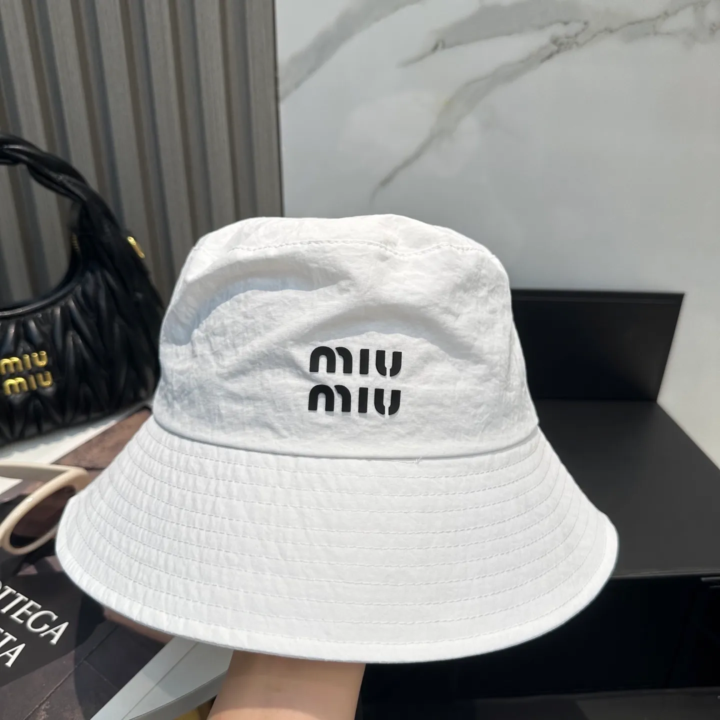 P50 miumiu Miu Miu's new quick-drying simple fisherman hat 🧢Light and breathable, trendy and versatile, Xiaohongshu grows grass, poison Get your boyfriend and cool together