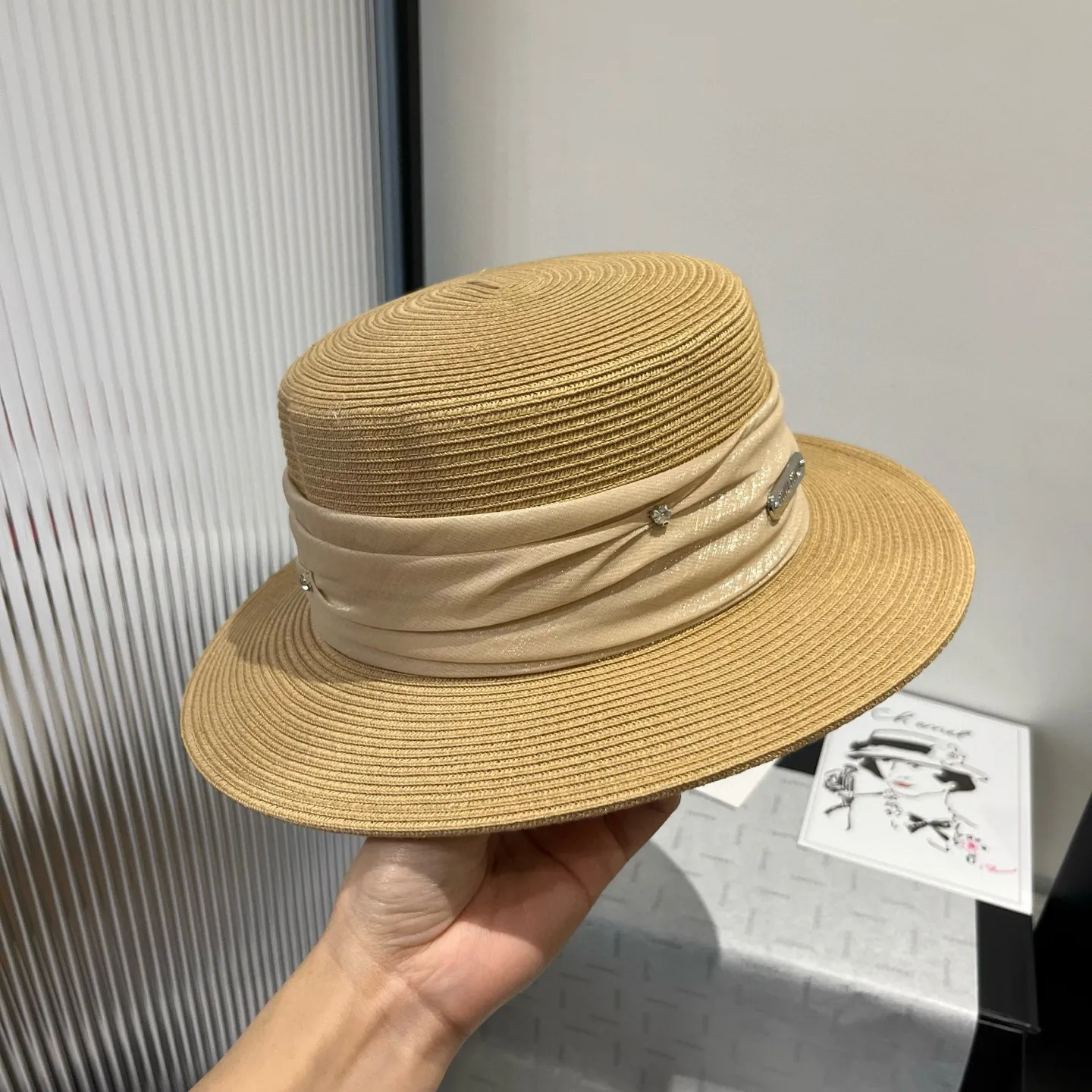 💰160¥ miumiu new flat top hat, advanced customization, head circumference 57cm
