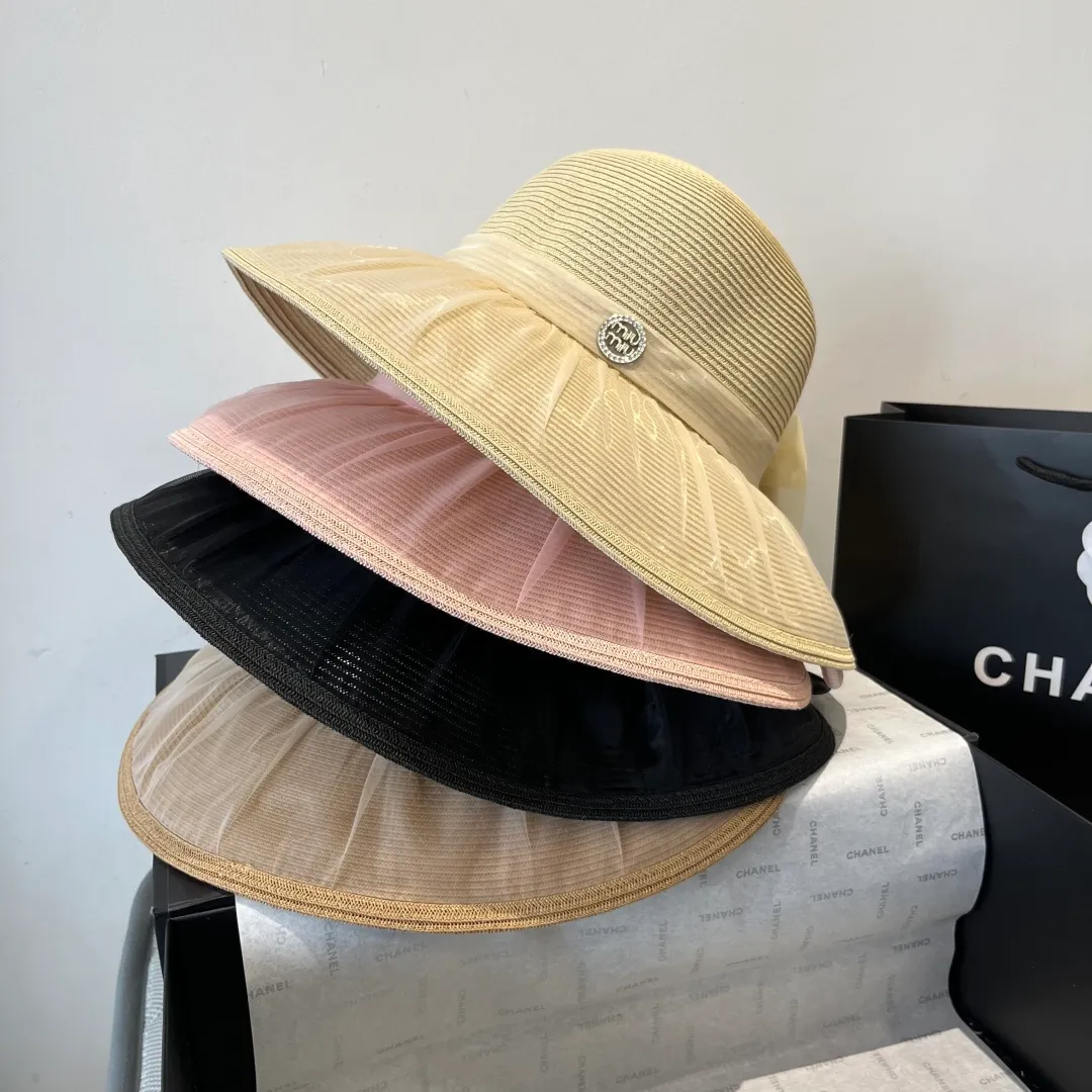 💰140¥ miumiu new bow basin hat, high-end customization, head circumference 57cm