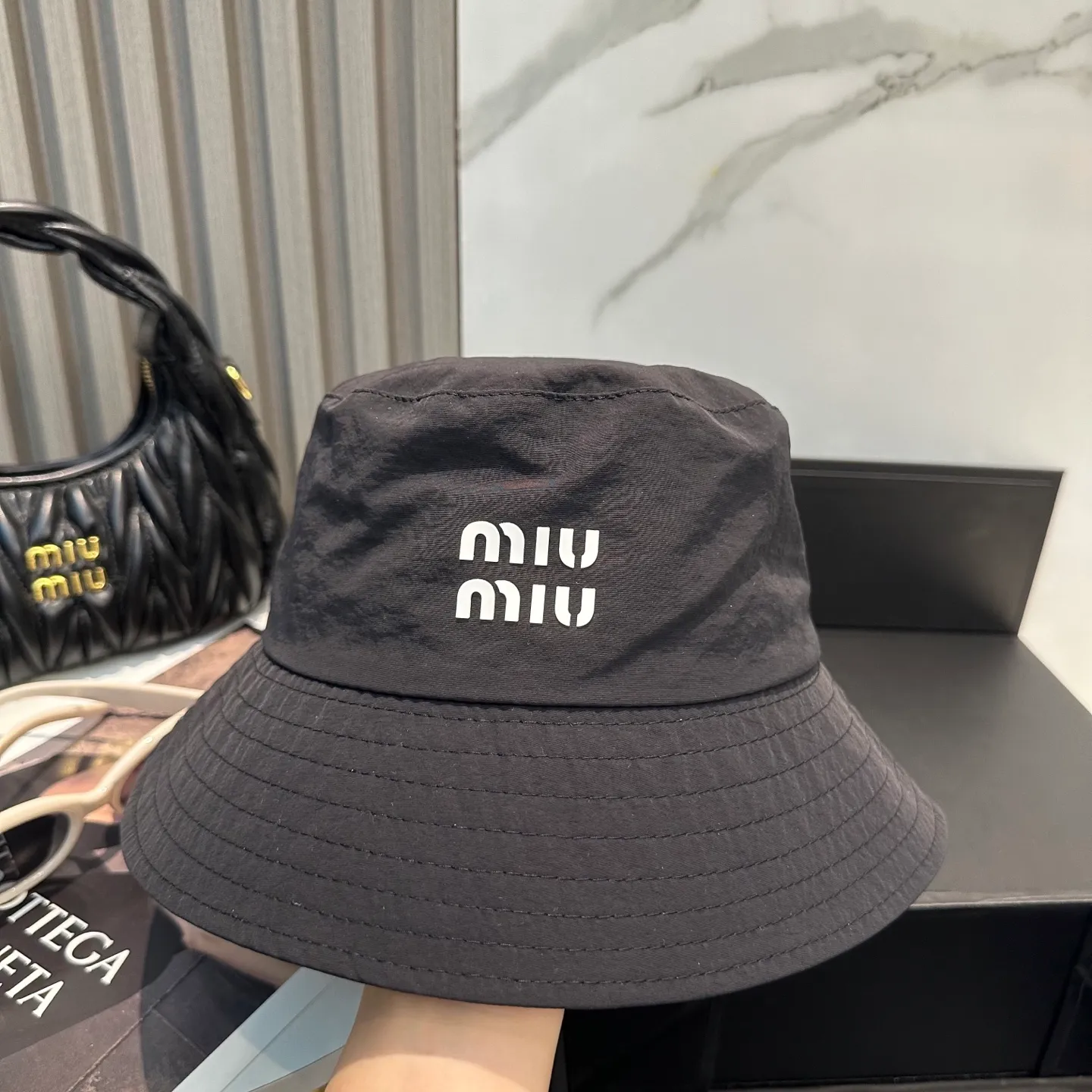 P60 miumiu new quick-drying simple fisherman hat 🧢Light and breathable, trendy and versatile, Xiaohongshu grows grass, poison Get your boyfriend and cool together