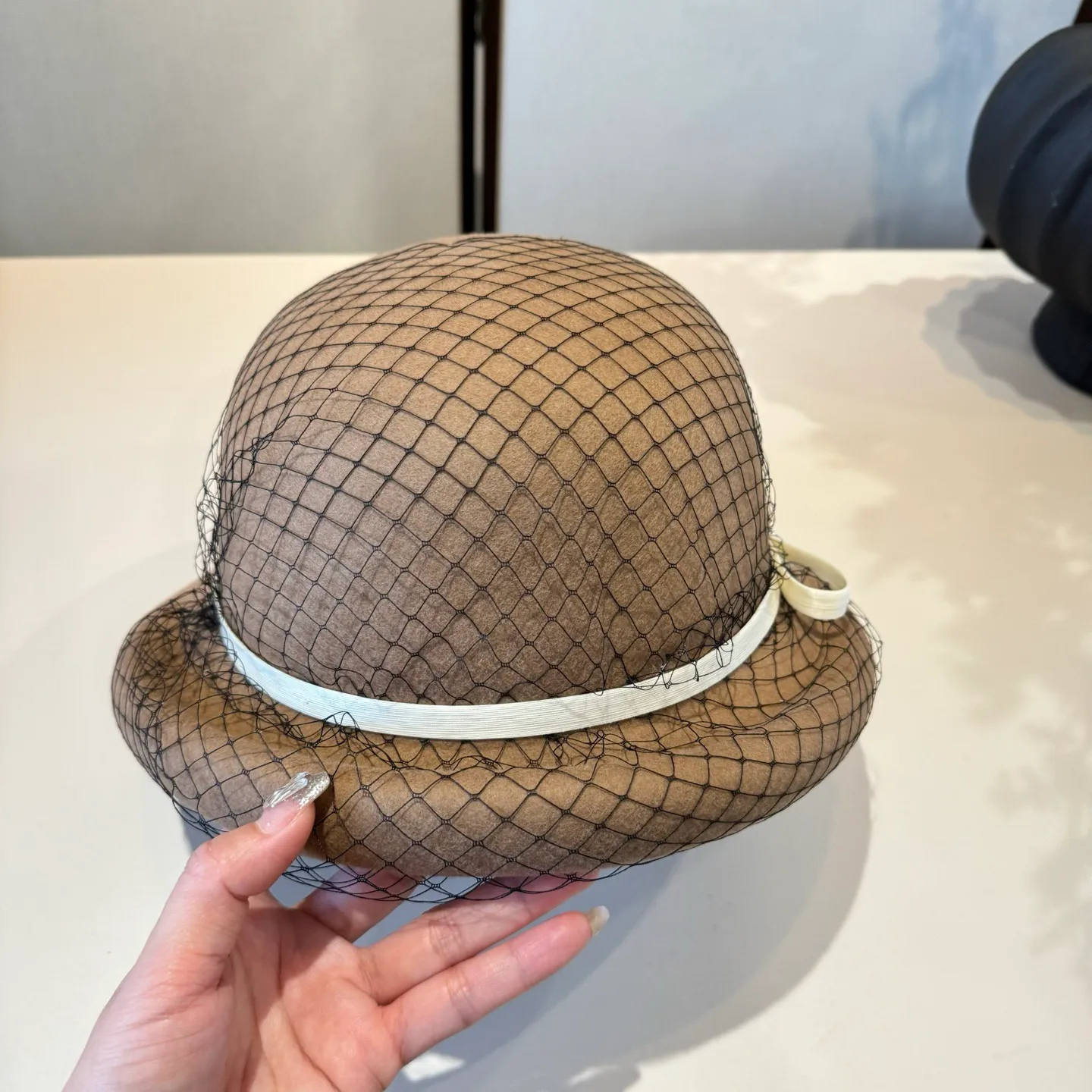 💰190¥ miumiu new wool basin hat, 100% wool fabric, head circumference 57cm