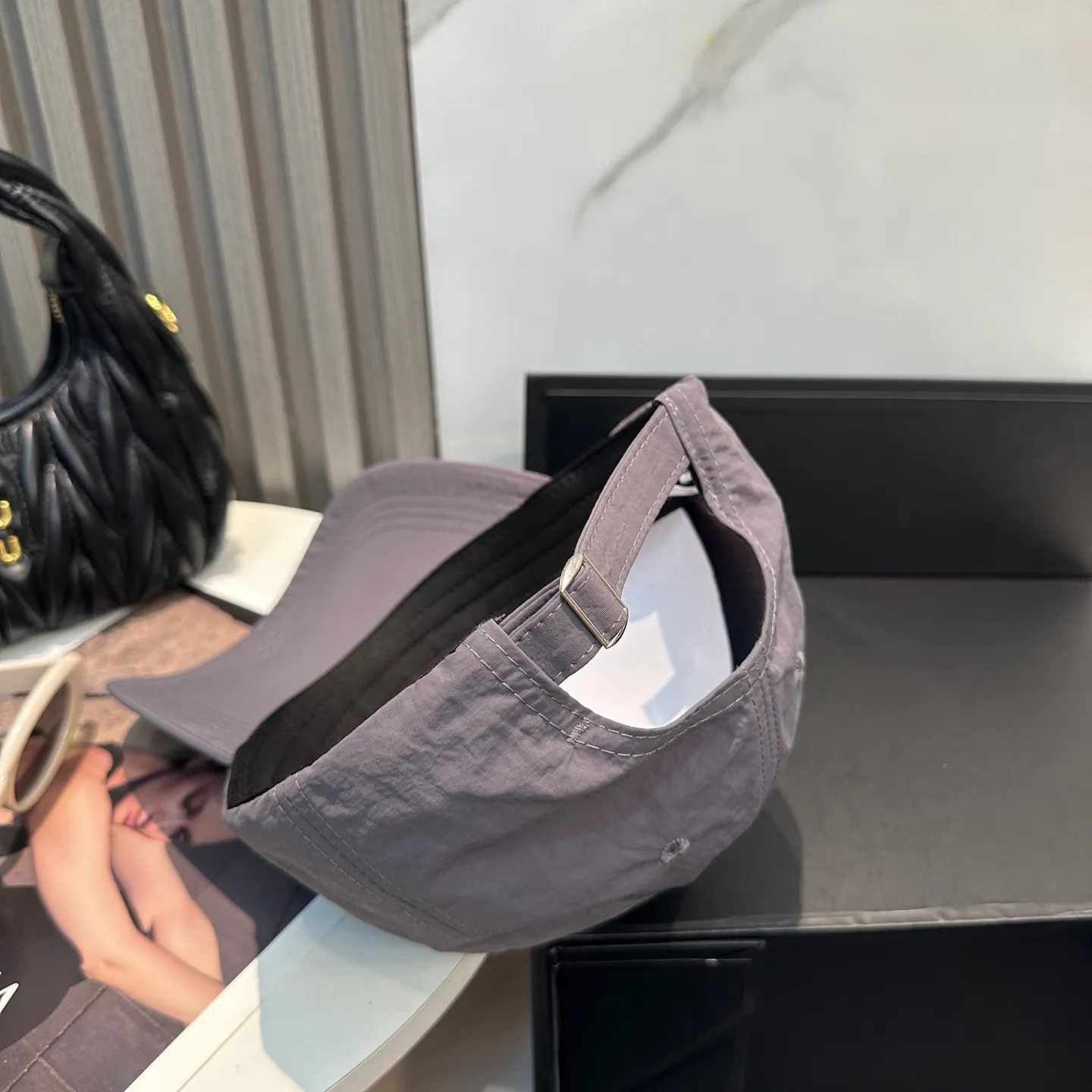 P50 miumiu new quick-drying simple baseball cap 🧢Light, breathable, trendy and versatile, Xiaohongshu grows grass, poison Get your boyfriend and cool together