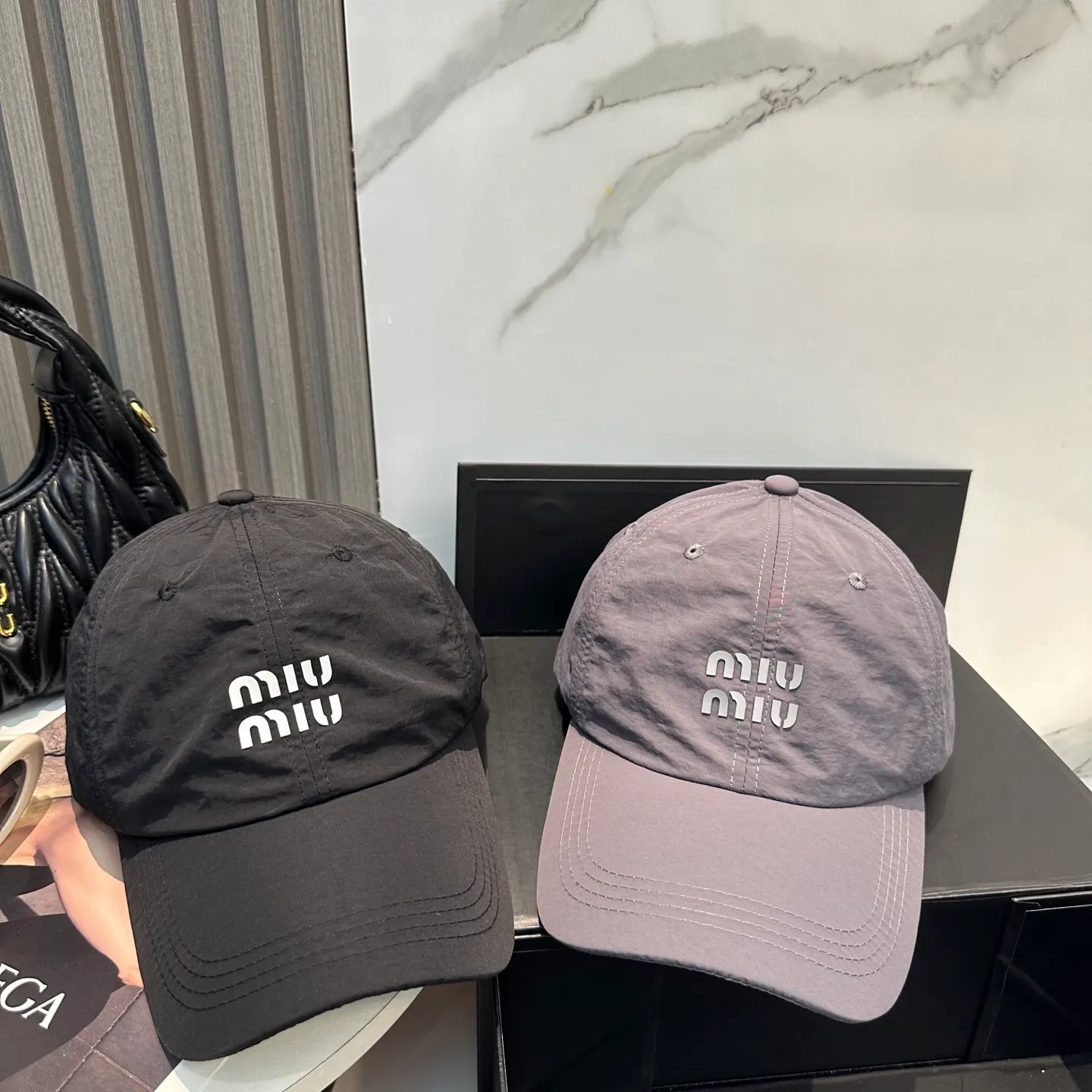 P50 miumiu new quick-drying simple baseball cap 🧢Light, breathable, trendy and versatile, Xiaohongshu grows grass, poison Get your boyfriend and cool together
