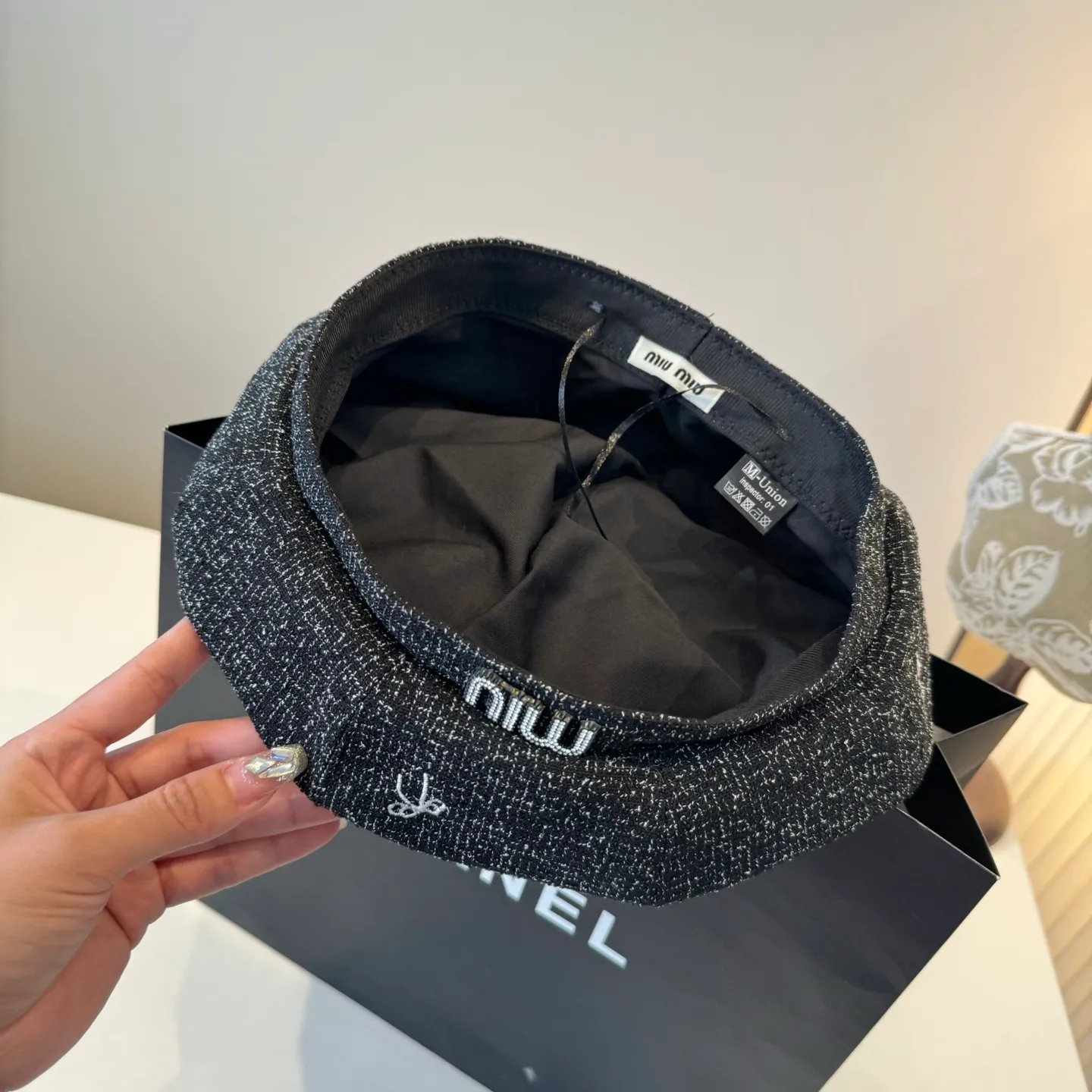 💰90¥ miumiu new beret, high-end customization, head circumference 57cm