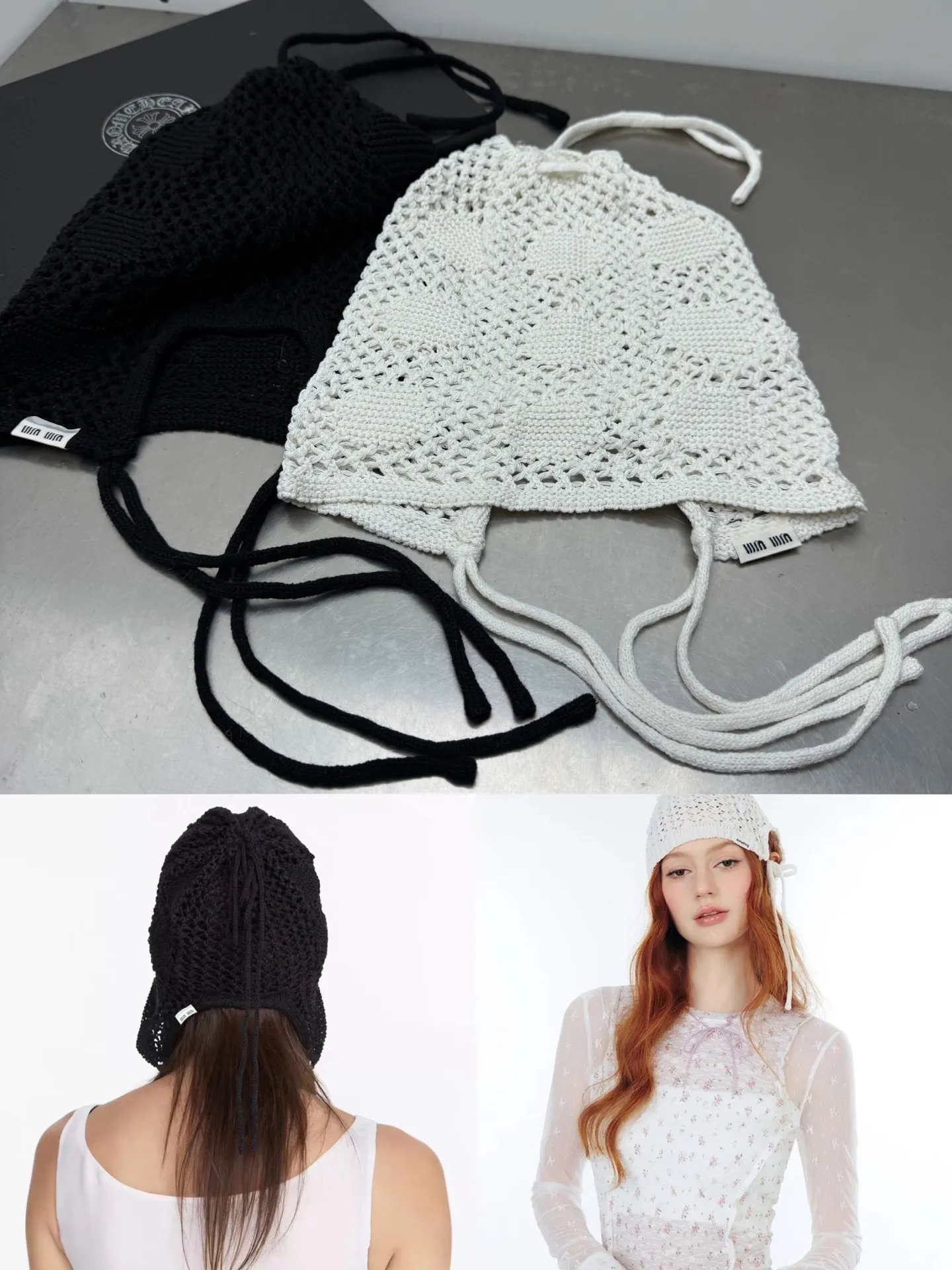 Miumiu's new hollow pile hat fills the atmosphere~