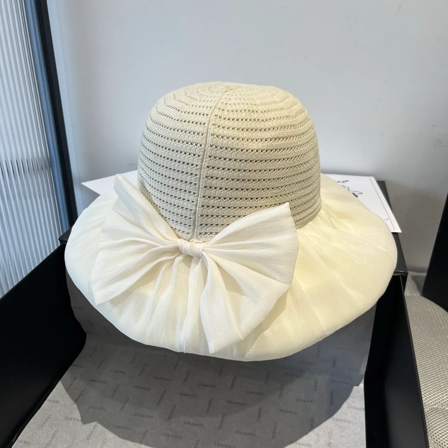 💰120¥ miumiu new lantern hat, sunshade straw hat, anti-UV brim, head circumference 57cm