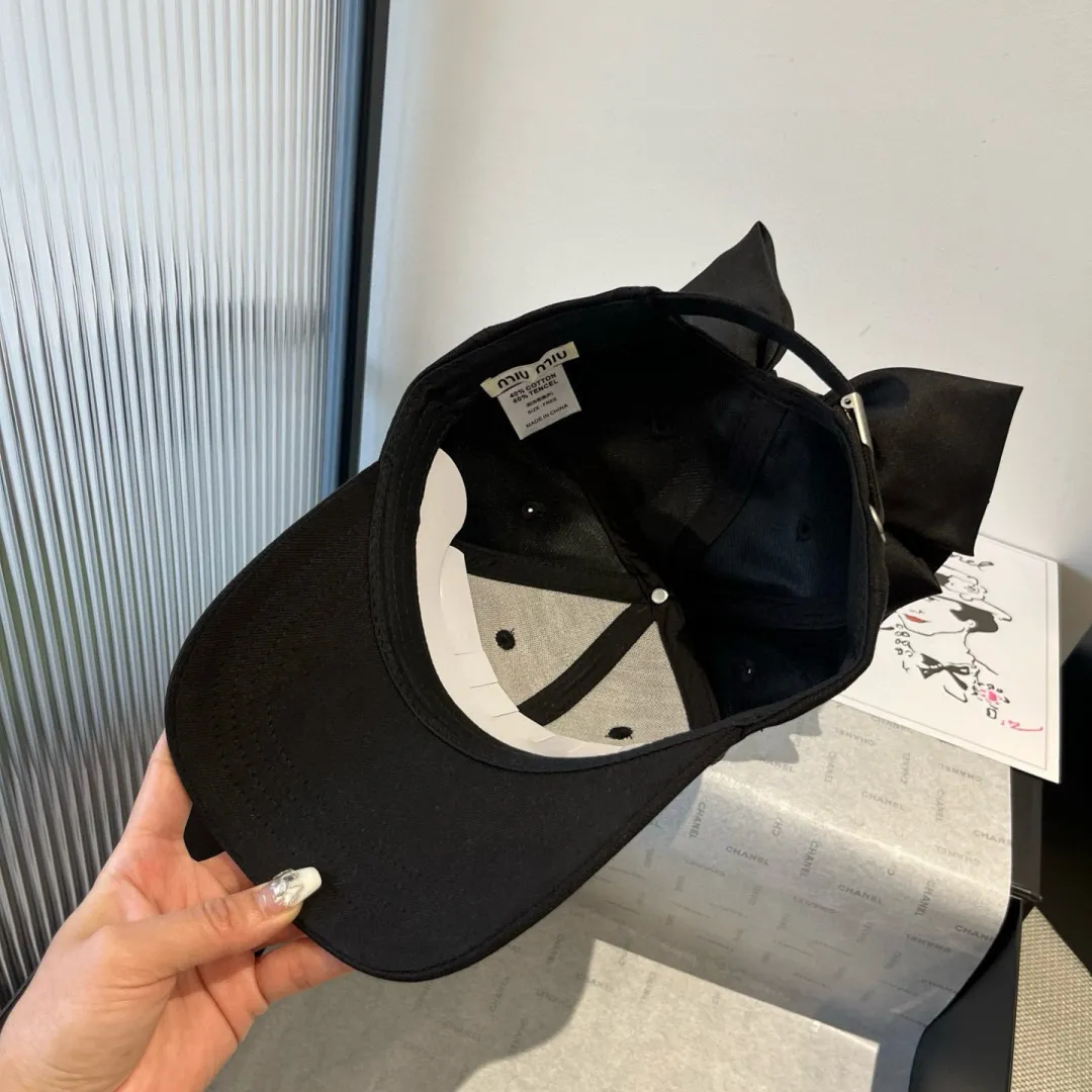 💰100¥ miumiu bow cap, high-end customization, head circumference 57cm