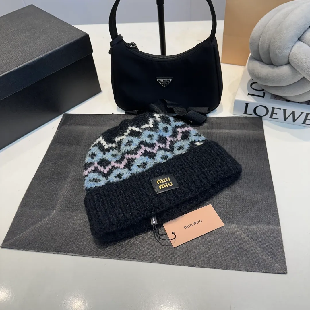 P56 miumiu new autumn and winter woolen hat