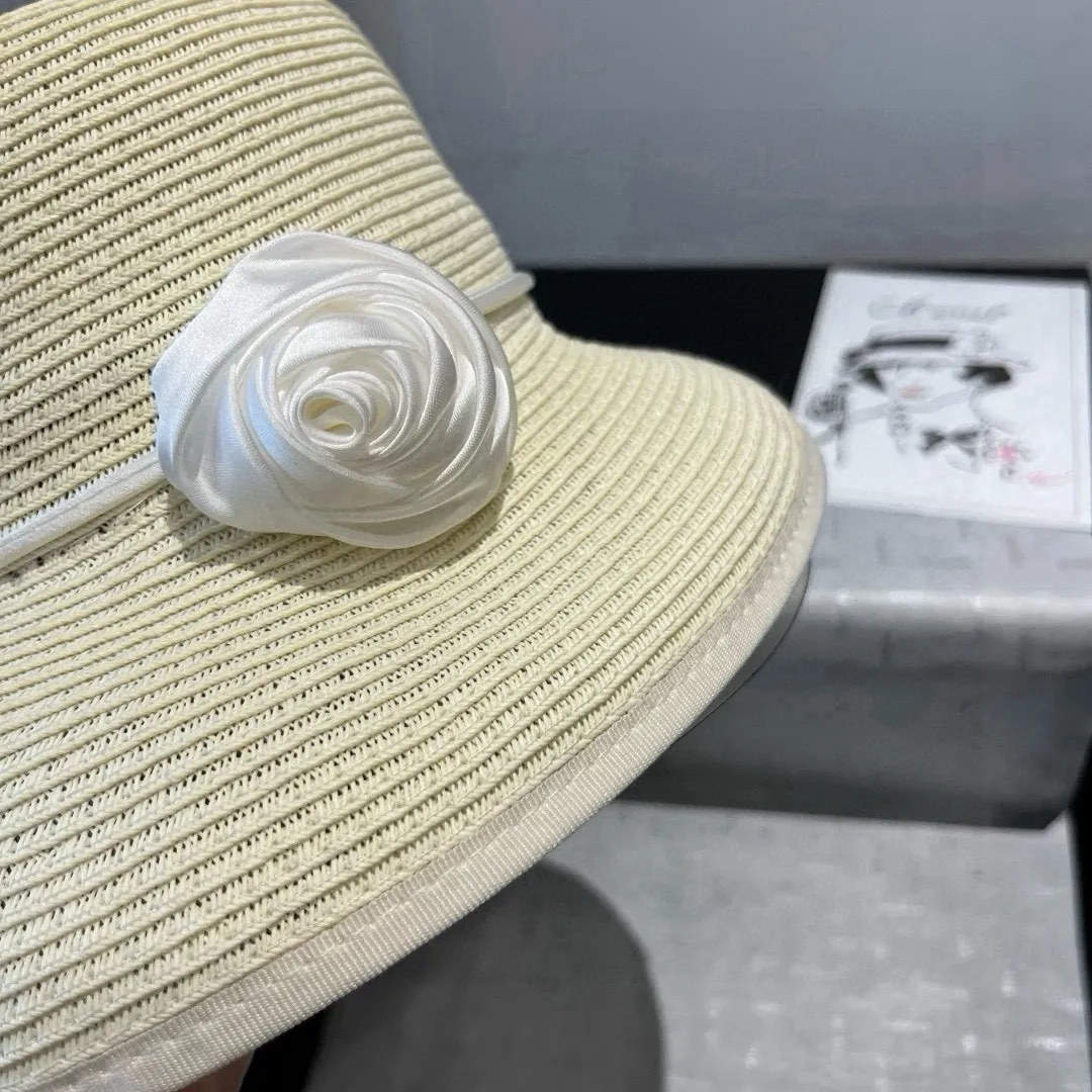 💰140¥ miumiu 25 summer straw hat, raffia straw hat, head circumference 57cm