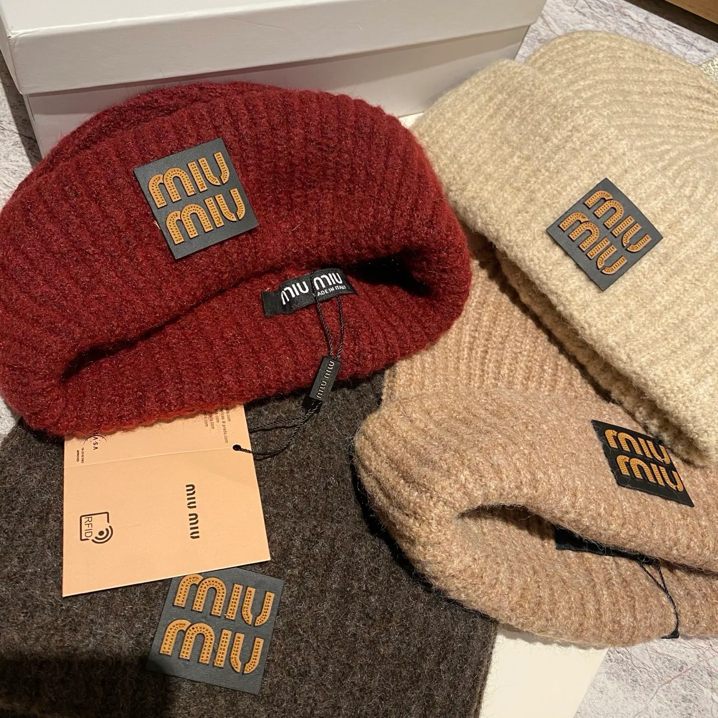 MiuMiu wool knit hat