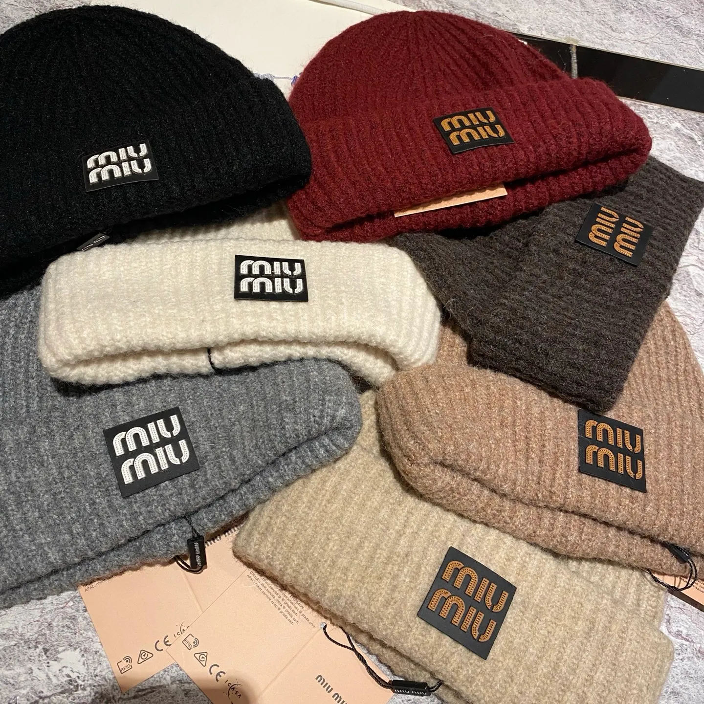 MiuMiu wool knit hat