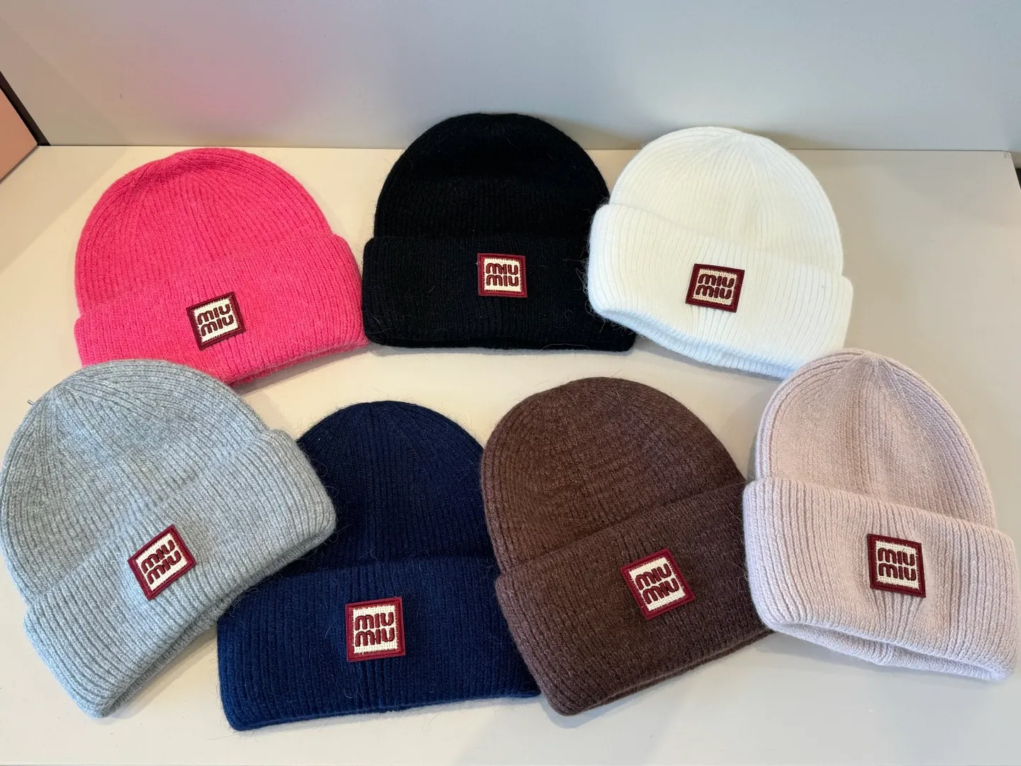 P50 miumiu original spring and summer new style woolen hat, customized, the original workmanship is meticulous and the quality is great!