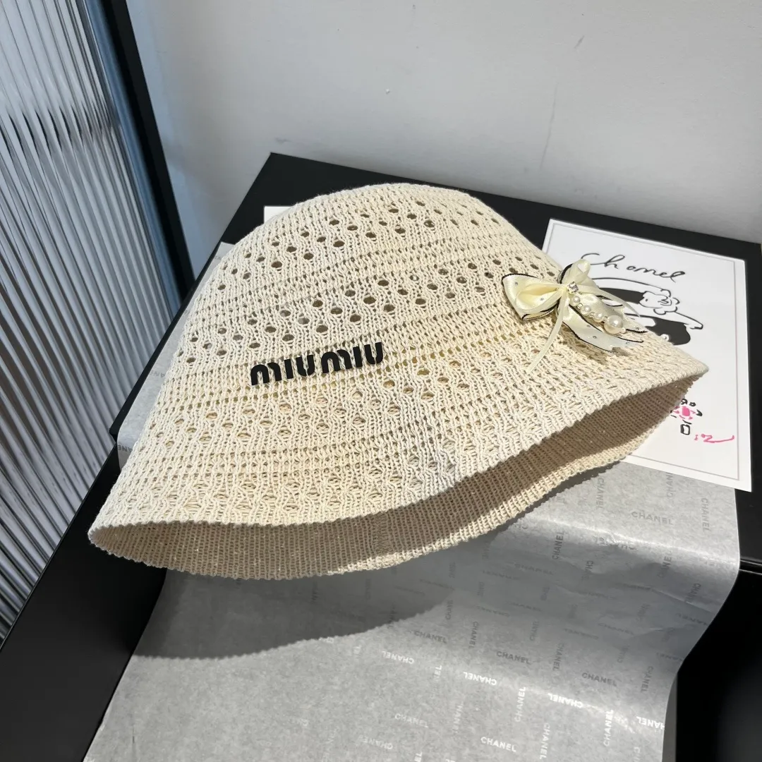 💰110¥ miumiu new knitted fisherman hat, head circumference 57cm
