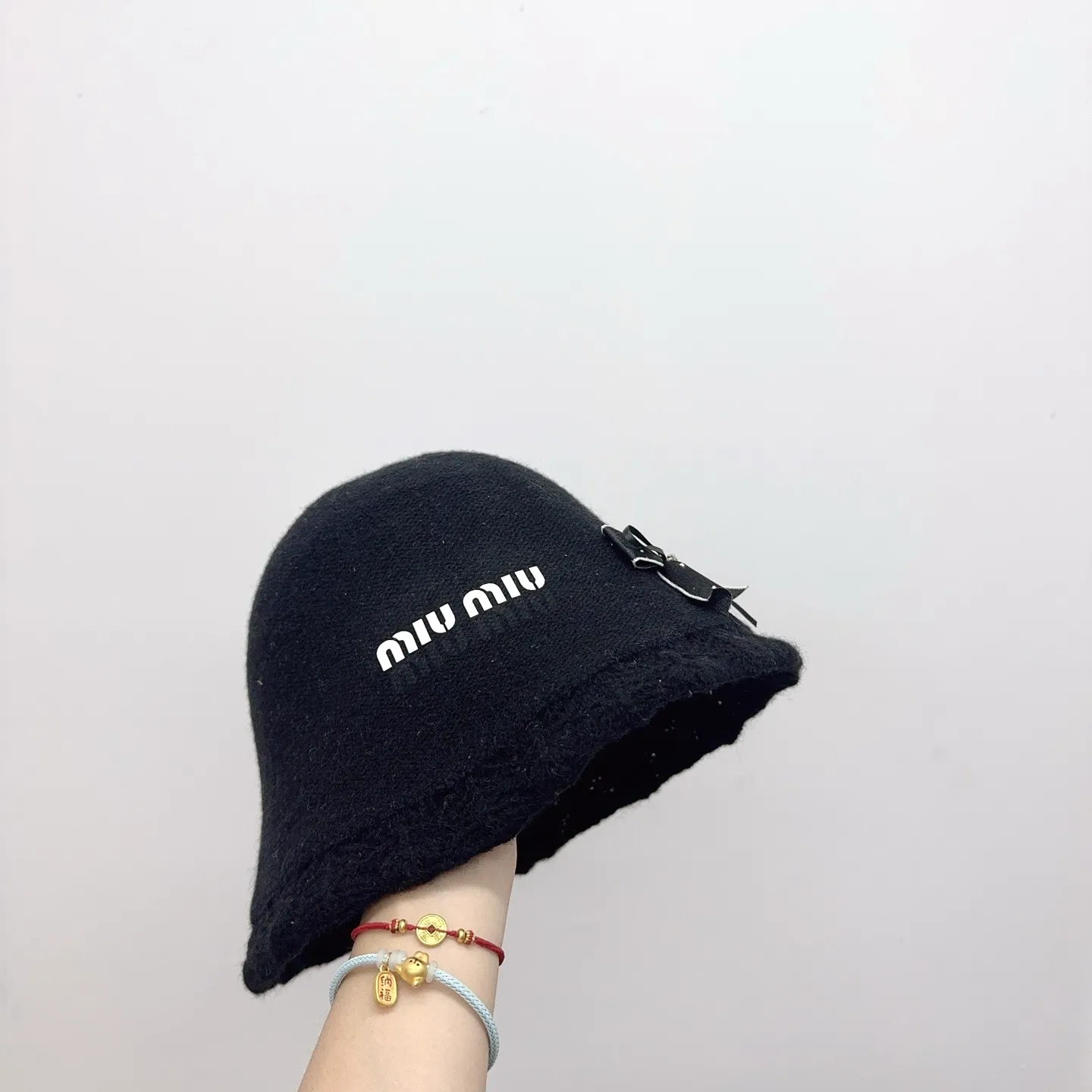 miumiu🤍 New wool hat ~ sweet temperament lace edge