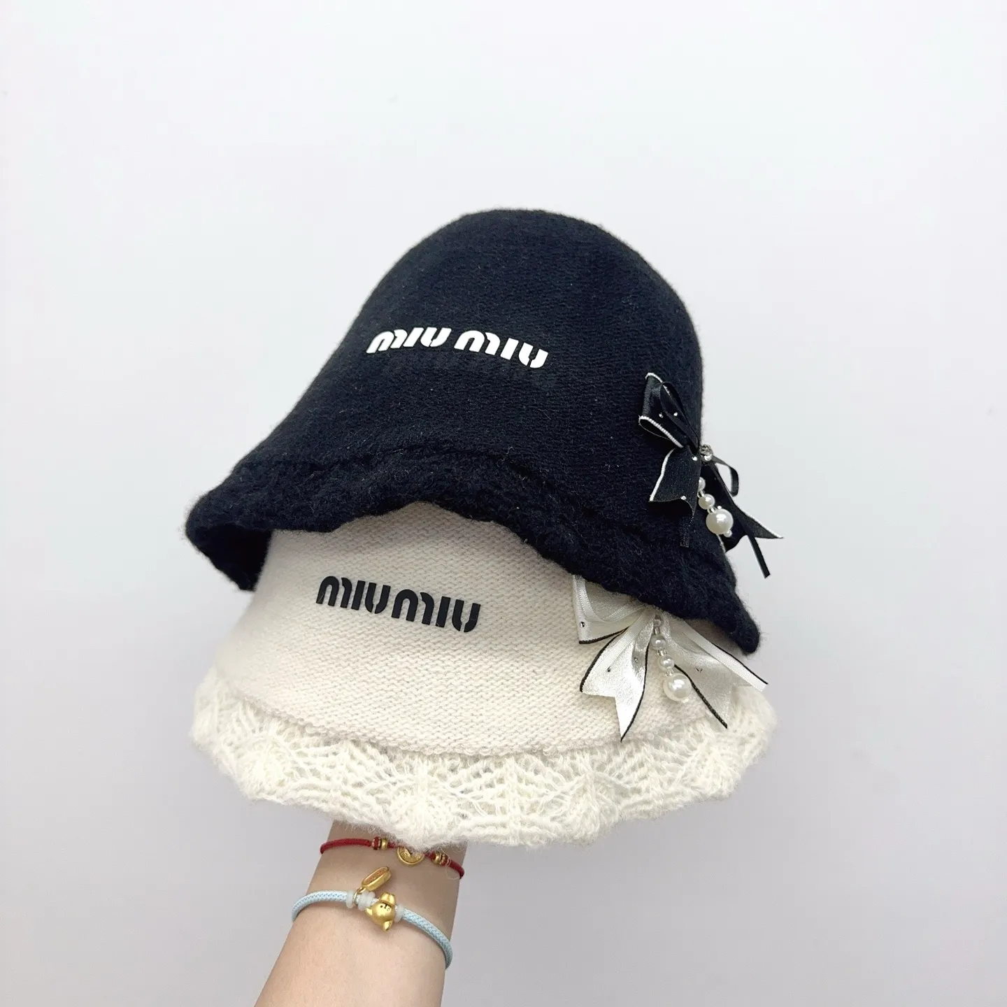 miumiu🤍 New wool hat ~ sweet temperament lace edge