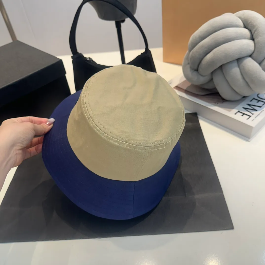 P56 MiuMiu Miu Miu girl's daily bucket hat. A very versatile baseball cap. Classic embroidered logo. Versatile and fashionable.