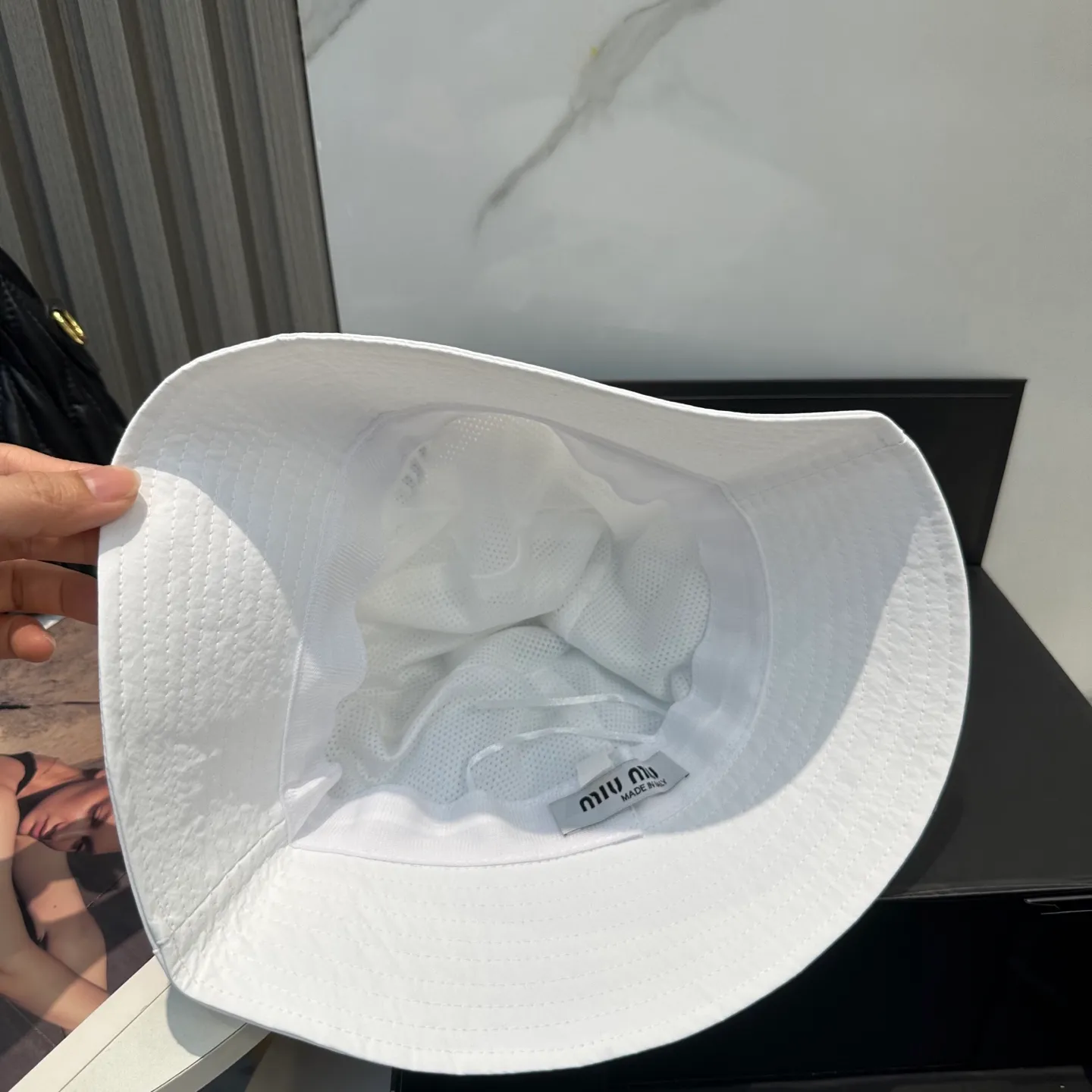 P50 miumiu Miu Miu's new quick-drying simple fisherman hat 🧢Light and breathable, trendy and versatile, Xiaohongshu grows grass, poison Get your boyfriend and cool together