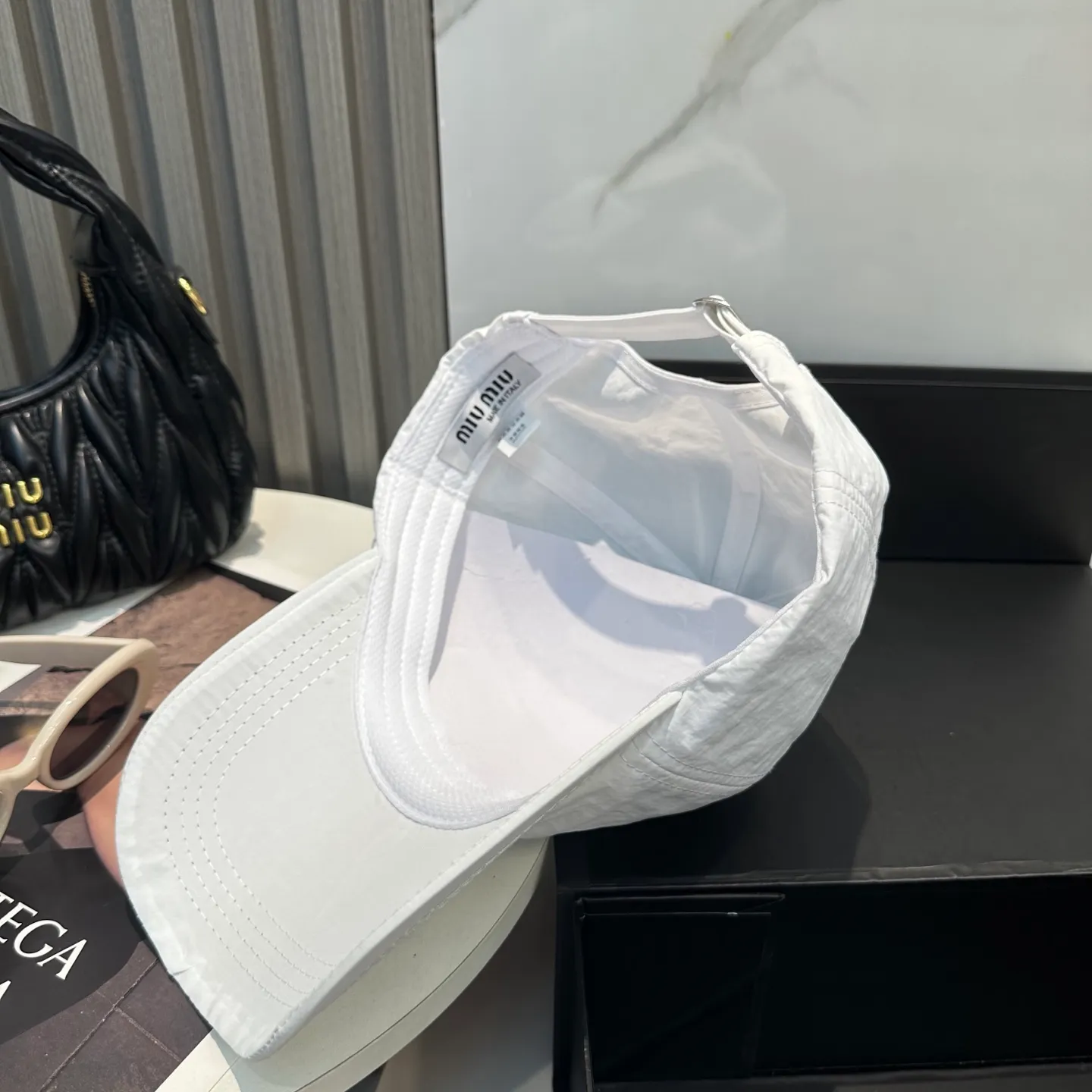 P60 miumiu new quick-drying simple baseball cap 🧢Light, breathable, trendy and versatile, Xiaohongshu grows grass, poison Get your boyfriend and cool together
