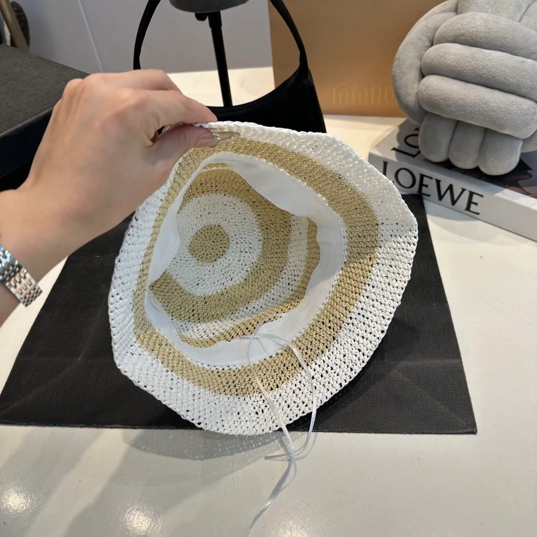 P90 miumiu new sunshade straw hat, head circumference 57cm