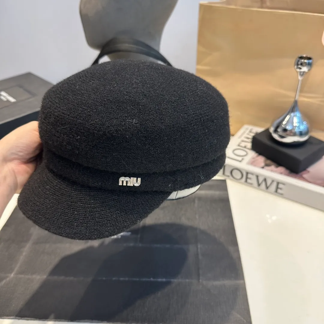 P80 miumiu new duck-bill military cap, advanced customization, head circumference 57cm