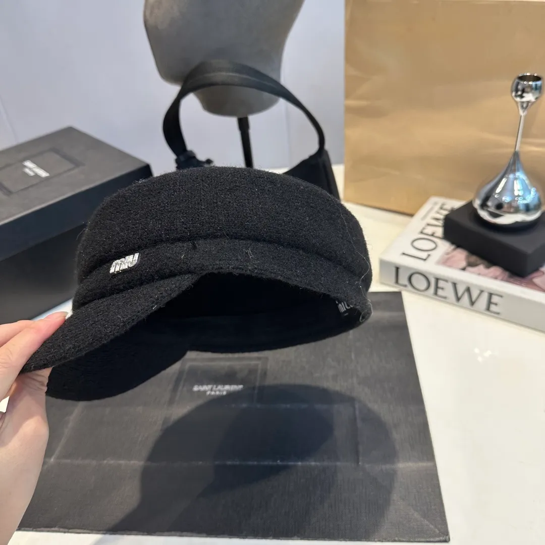 P80 miumiu new duck-bill military cap, advanced customization, head circumference 57cm