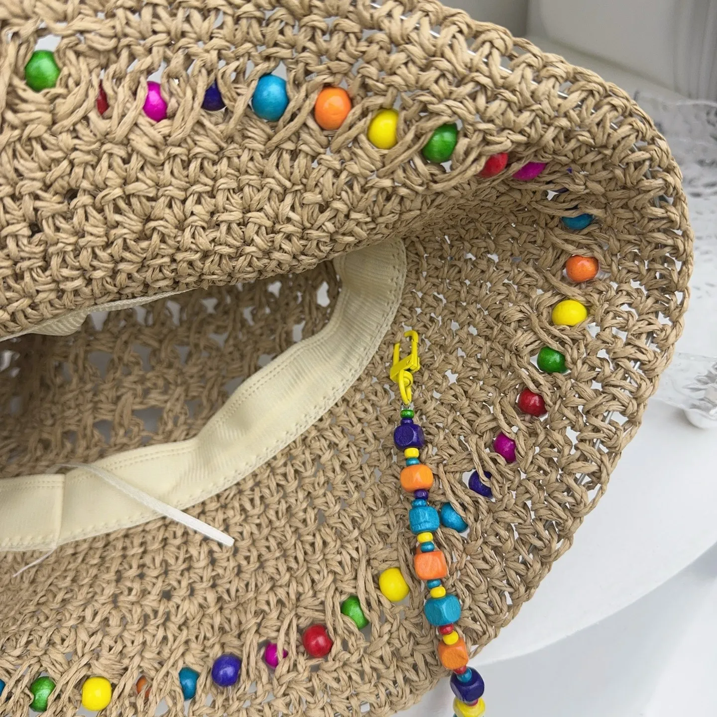 miumiu ✨ Heavy woven beach hat