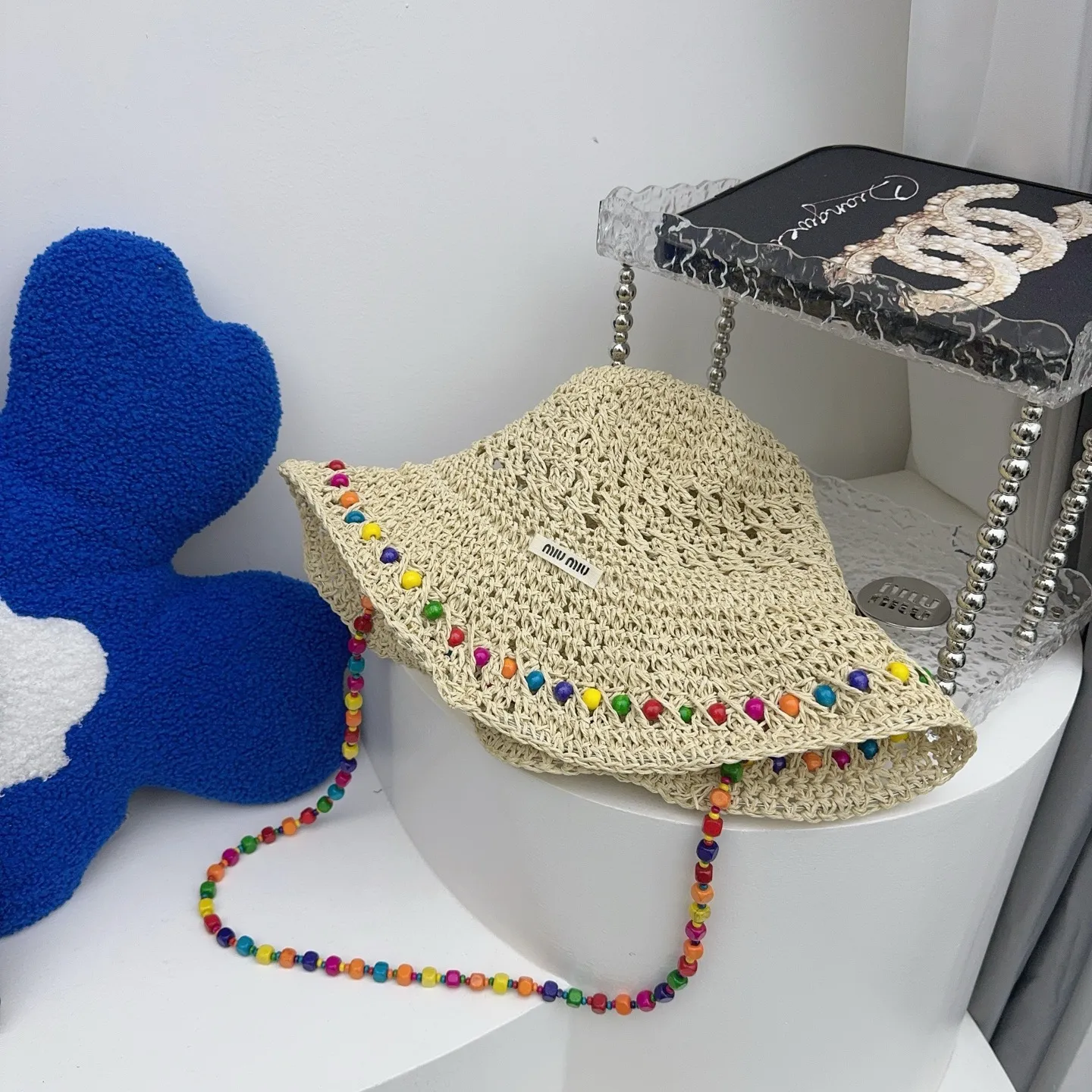 miumiu ✨ Heavy woven beach hat