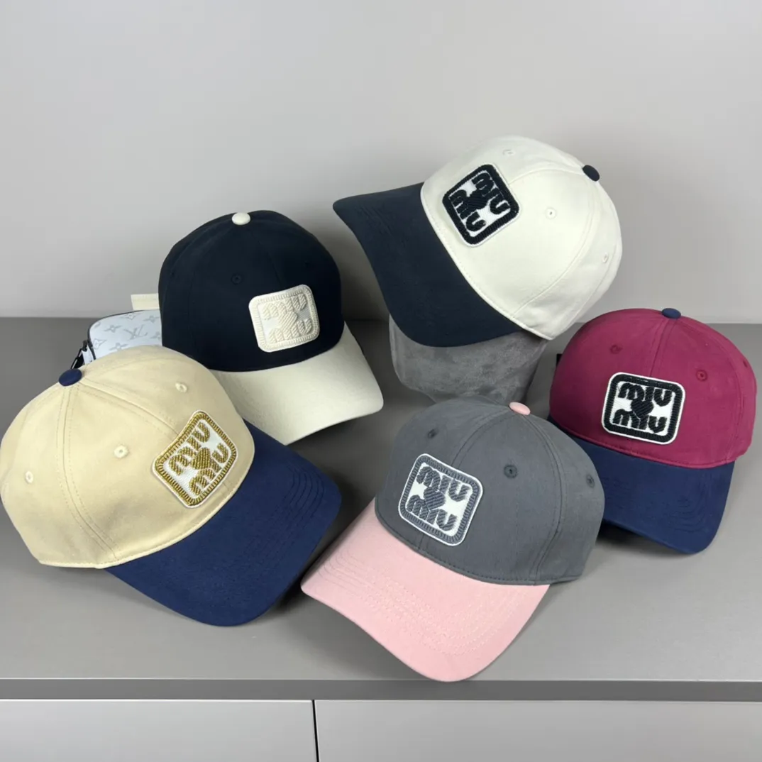 56💰Miumiu (recommended by Xiaohongshu’s popular model) original spring and summer new baseball cap, authentic mold-making and custom-made, the original workmanship is meticulous and the quality is superb!