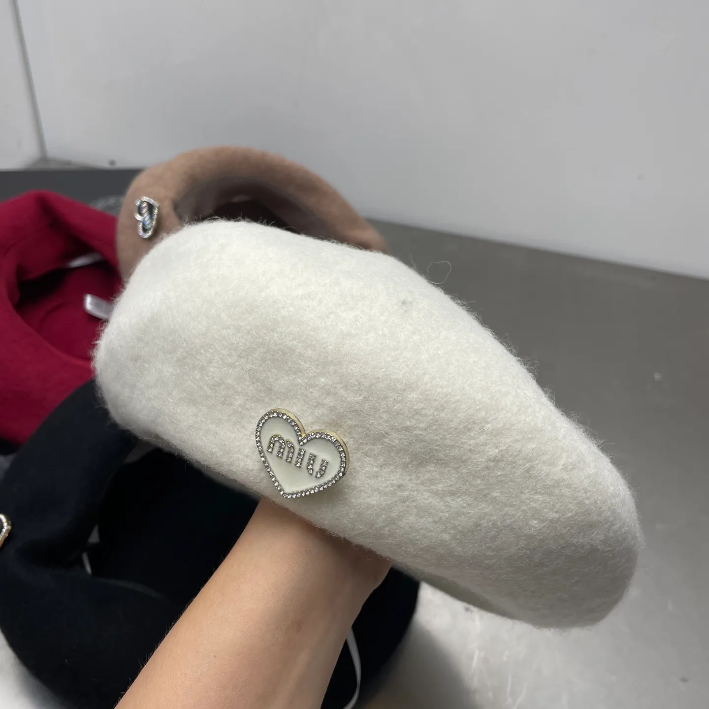 Early autumn Miumiu wool beret