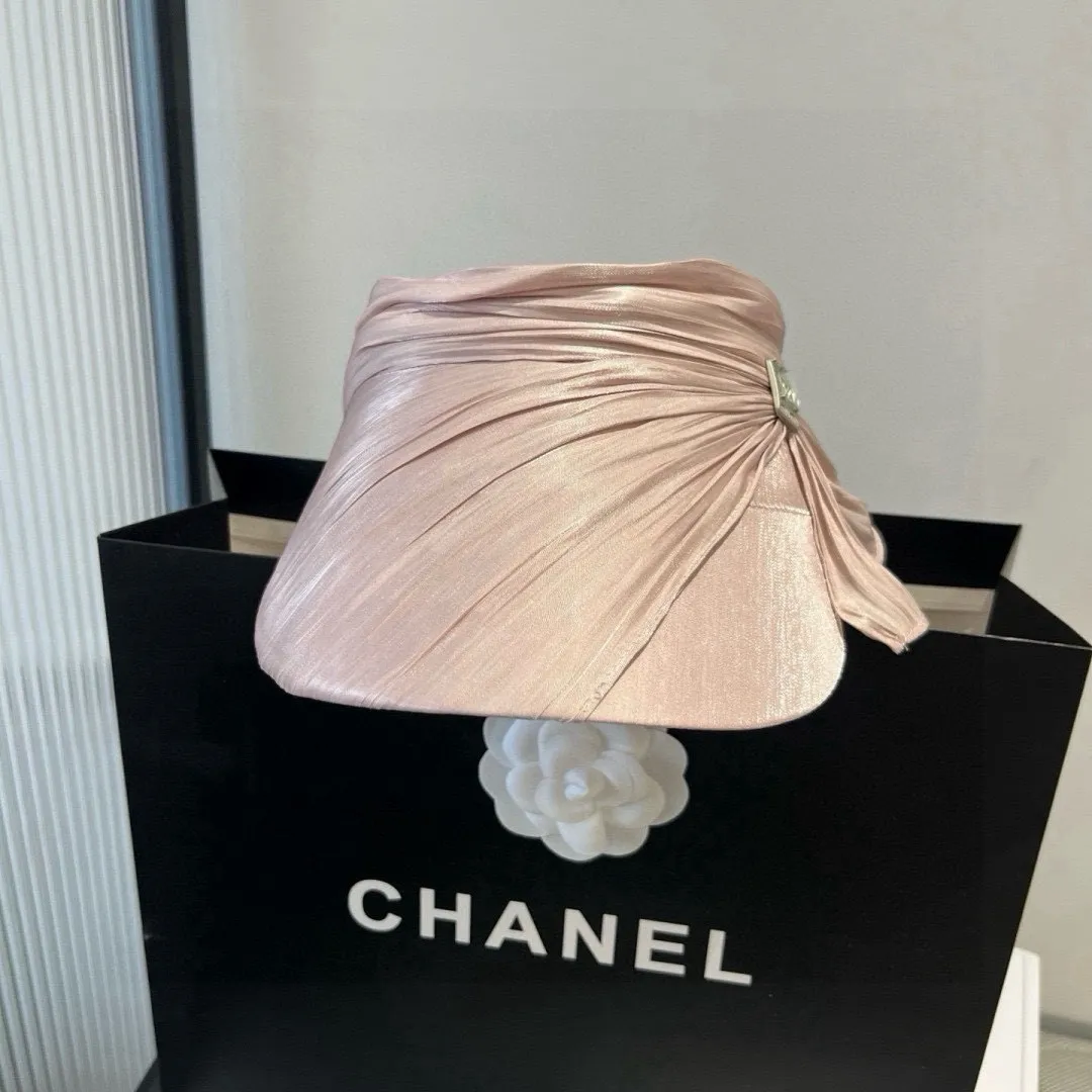 💰110¥ miumiu new silk headband, bow sun hat