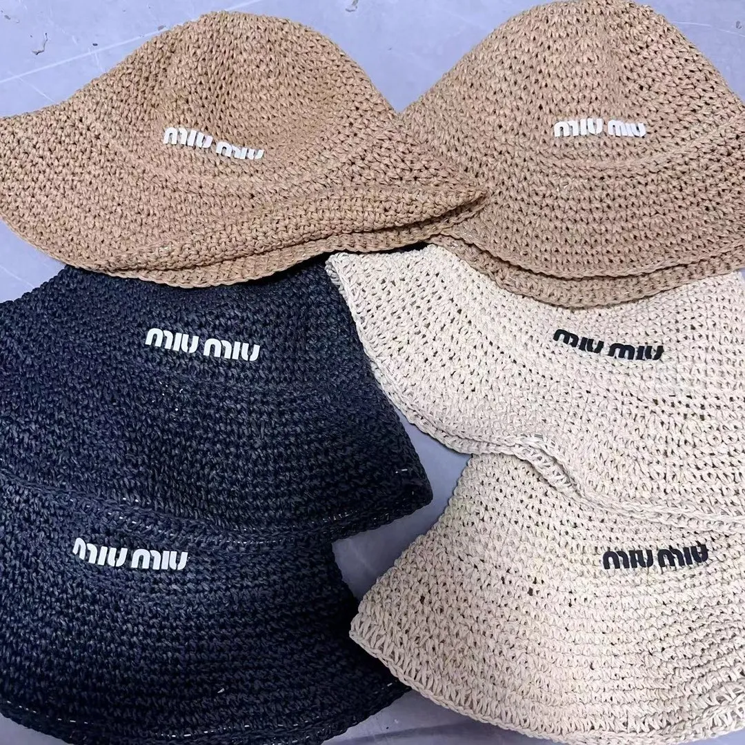 Spring and summer Miumiu bucket hat