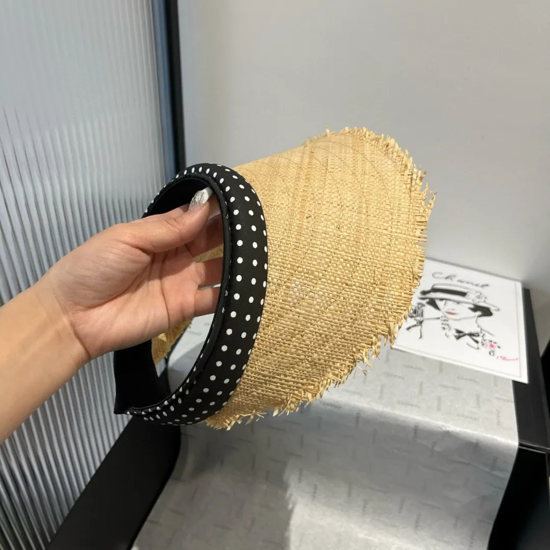 💰140¥ miumiu straw hat, headband sun hat