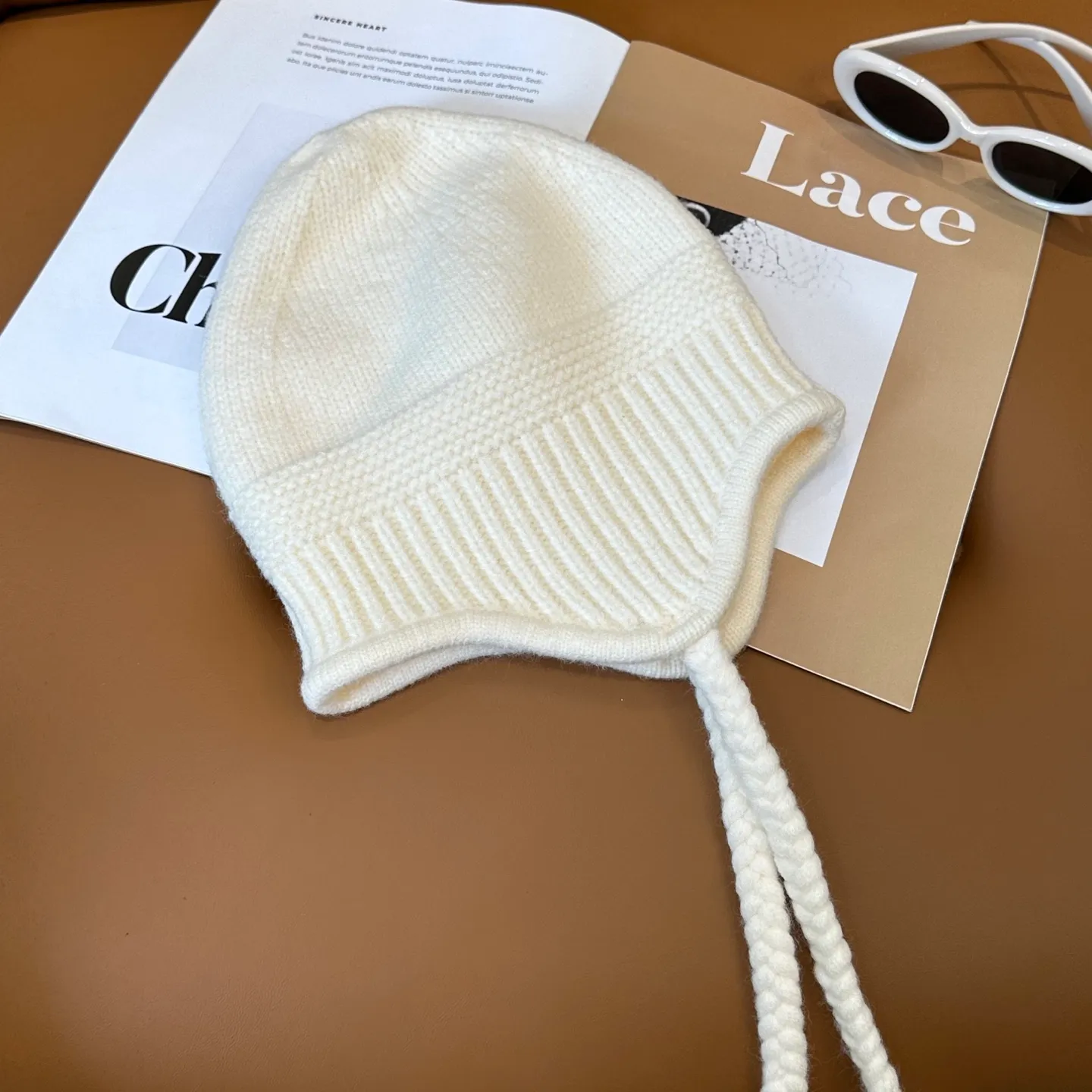 P80 Miumiu miumiu counter new Lei Feng hat knitted hat official new style Xiaohongshu hot style
