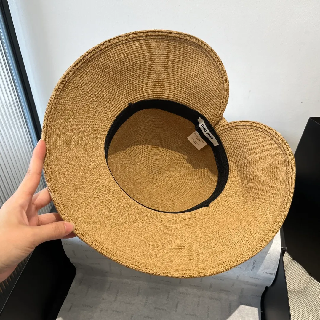 💰140¥ miumiu new bow basin hat, high-end customization, head circumference 57cm