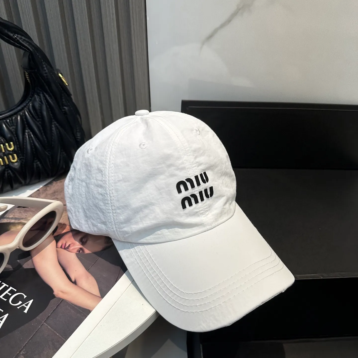 P50 miumiu new quick-drying simple baseball cap 🧢Light, breathable, trendy and versatile, Xiaohongshu grows grass, poison Get your boyfriend and cool together