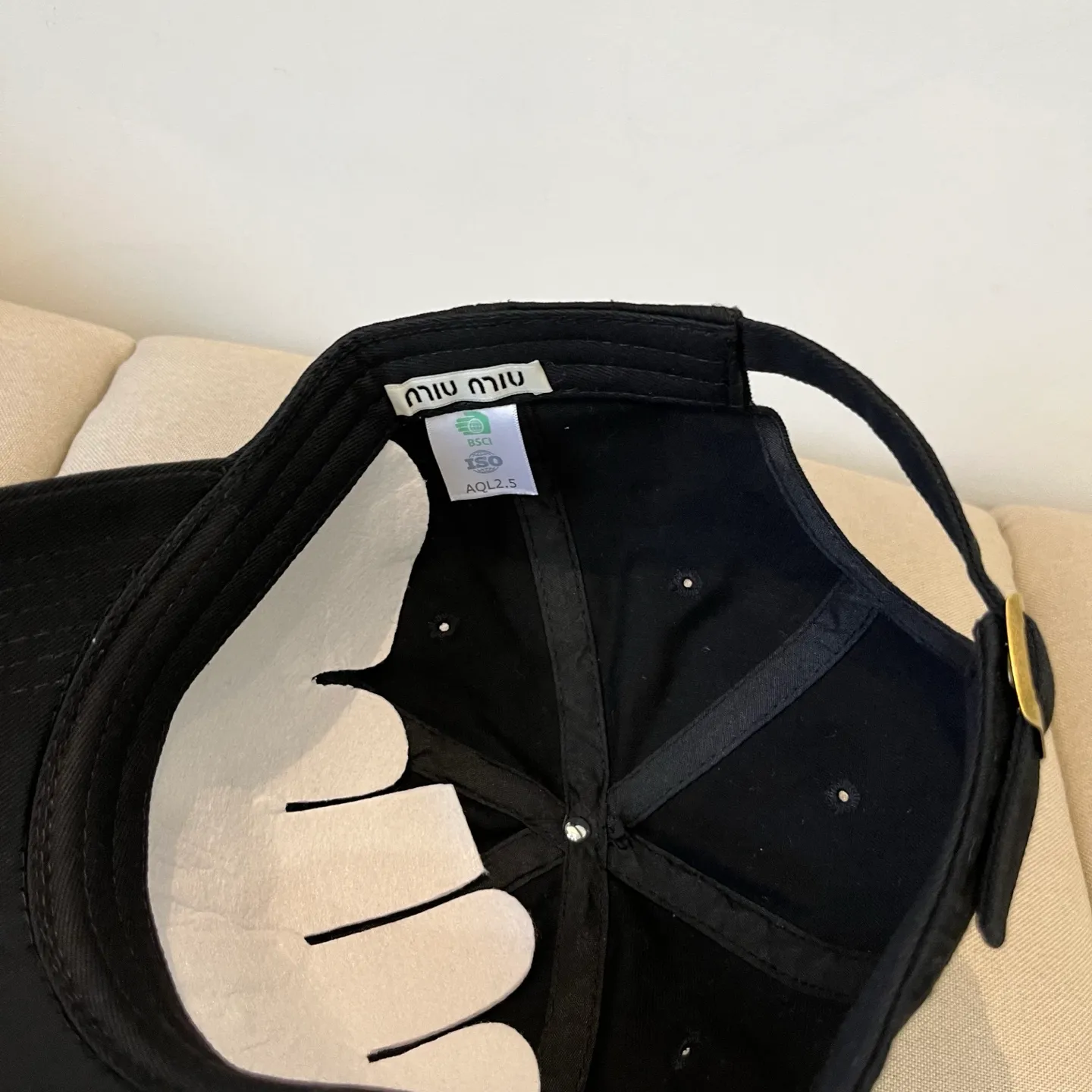 P54 miumiu original spring and summer new baseball cap, authentic mold customization, original workmanship is meticulous and the quality is superb!