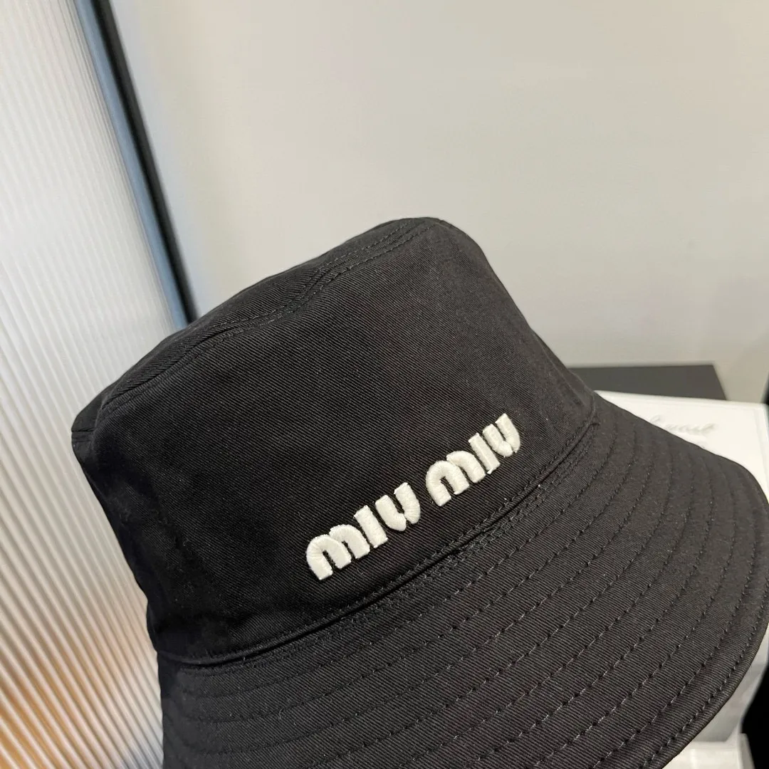💰80¥ miumiu new style pure cotton fisherman hat, head circumference 57cm