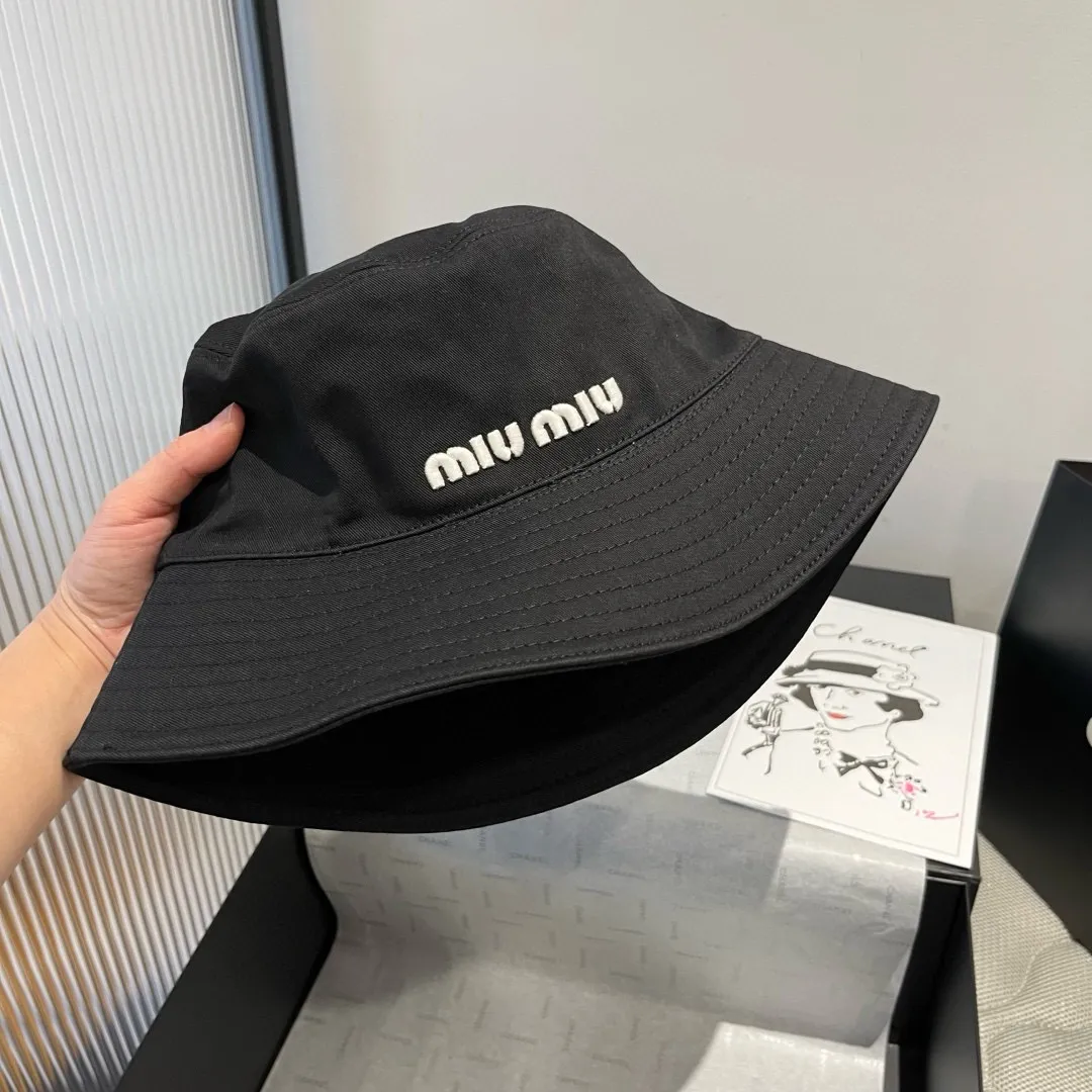 💰80¥ miumiu new style pure cotton fisherman hat, head circumference 57cm