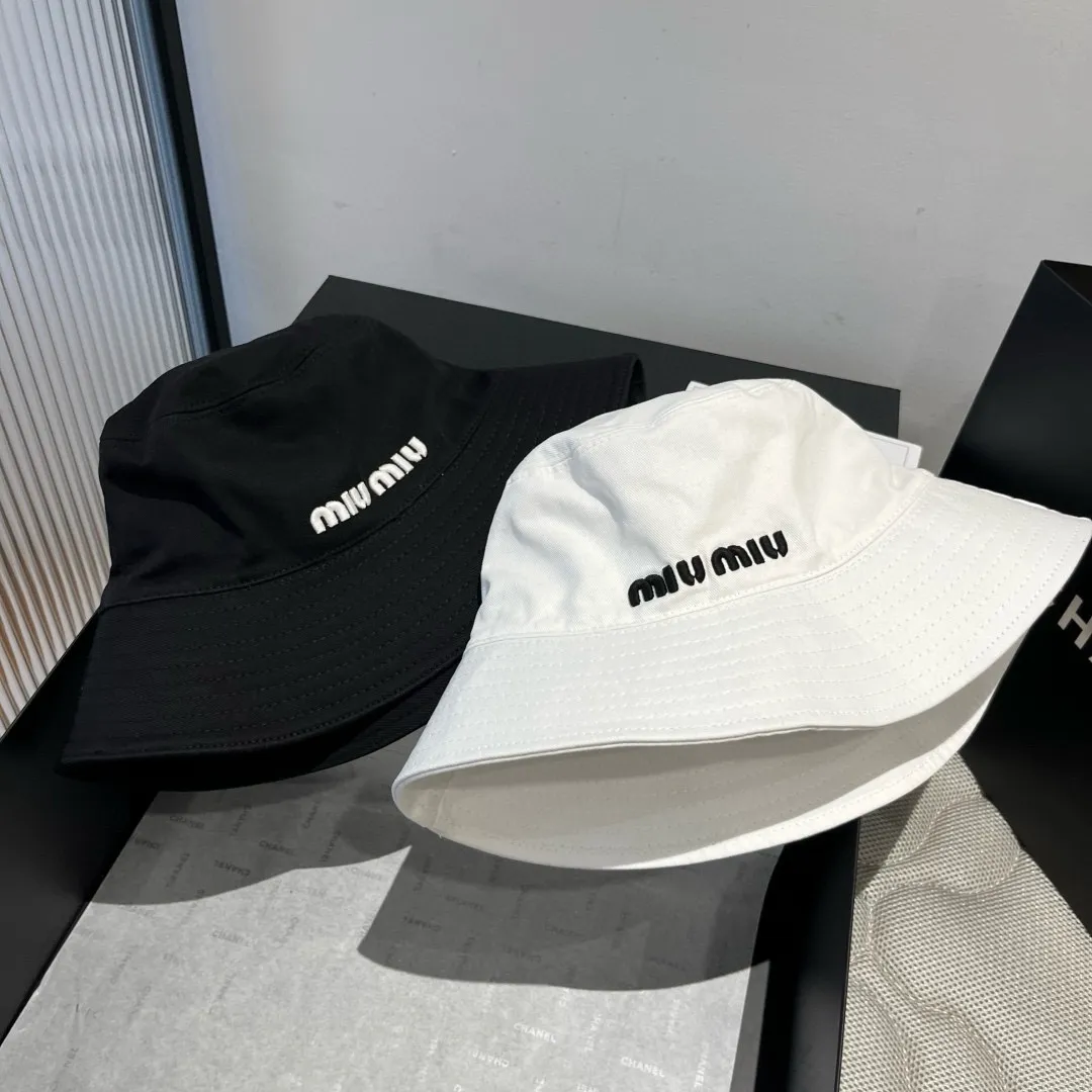 💰80¥ miumiu new style pure cotton fisherman hat, head circumference 57cm