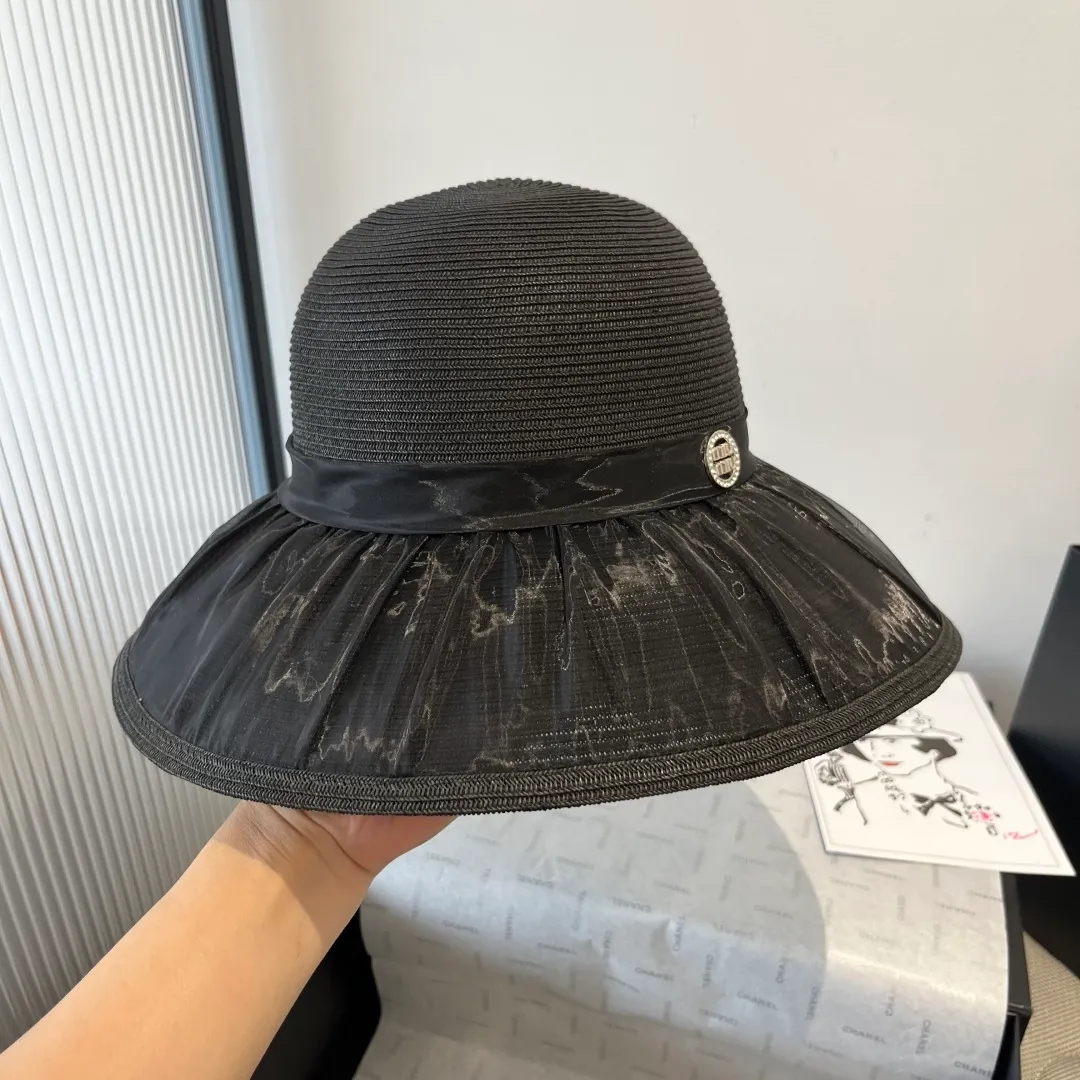💰140¥ miumiu new bow basin hat, high-end customization, head circumference 57cm