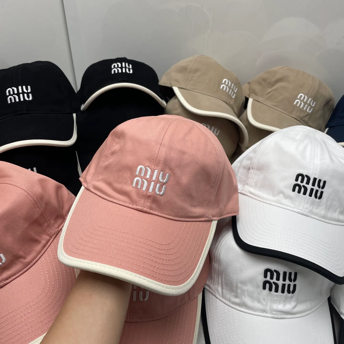 Miumiu high version autumn baseball cap