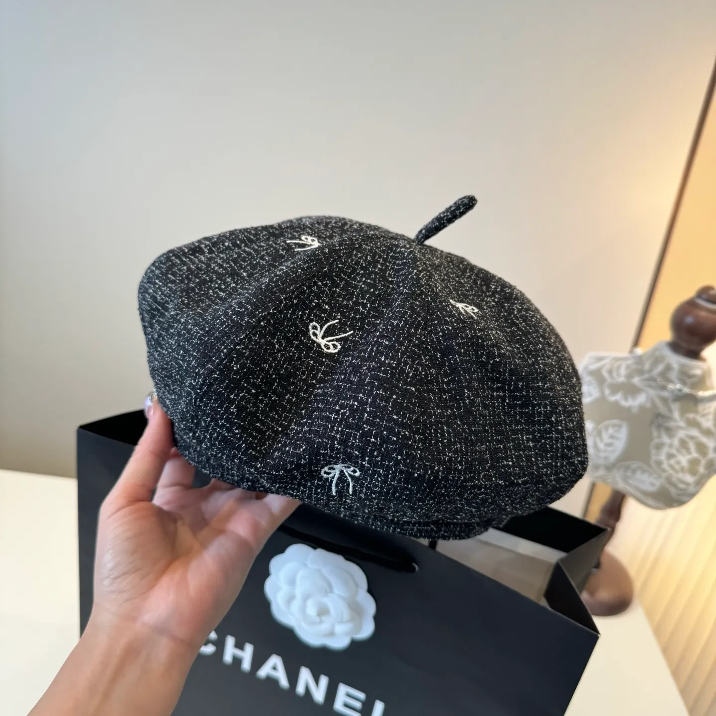 💰100¥ miumiu new beret, high-end customization, head circumference 57cm