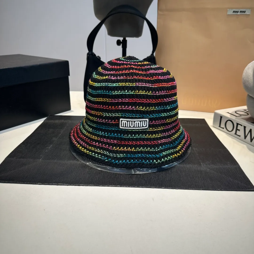 P60 miumiu new handhook fisherman hat