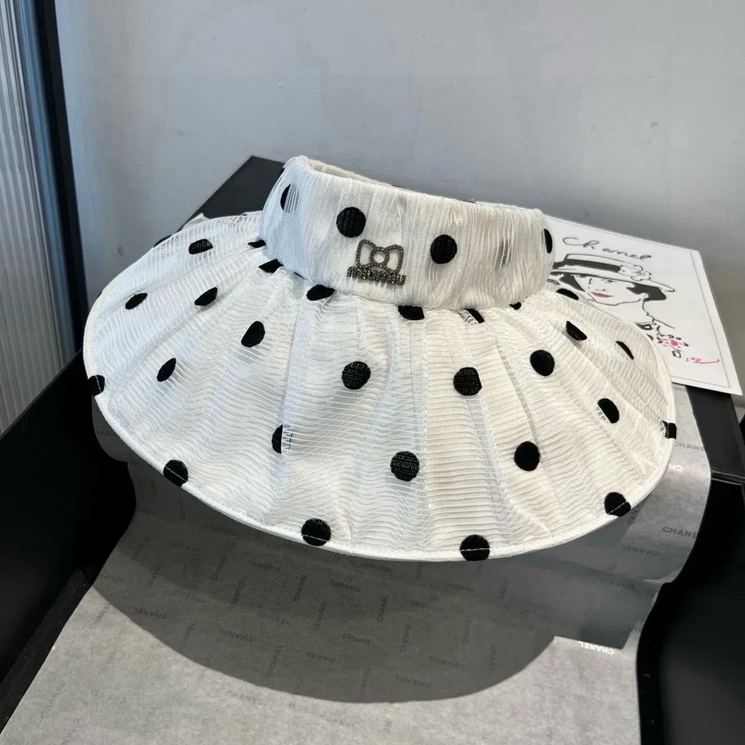 💰110¥ miumiu shell hat, empty top sun visor, adjustable