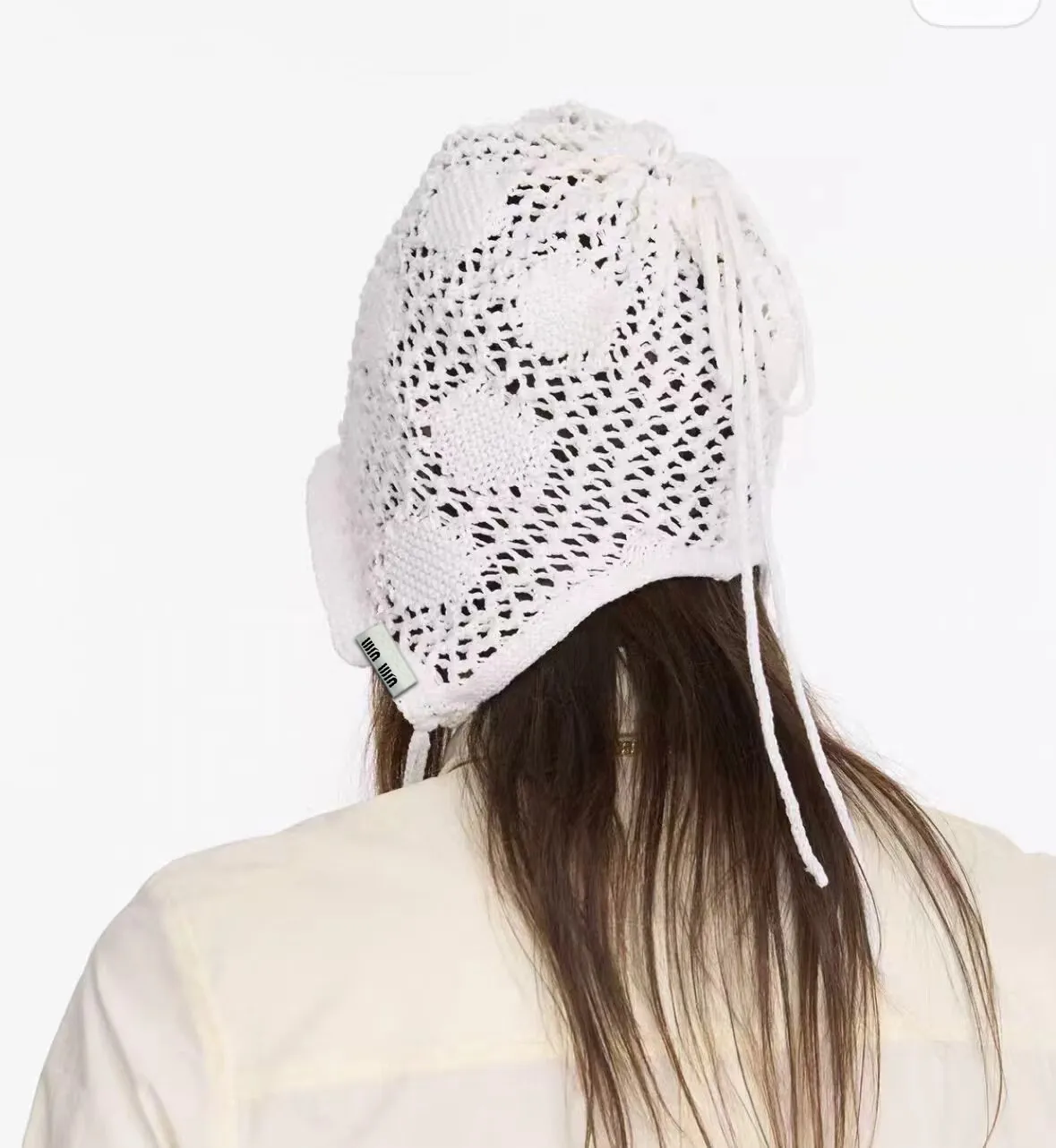 Miumiu's new hollow pile hat fills the atmosphere~