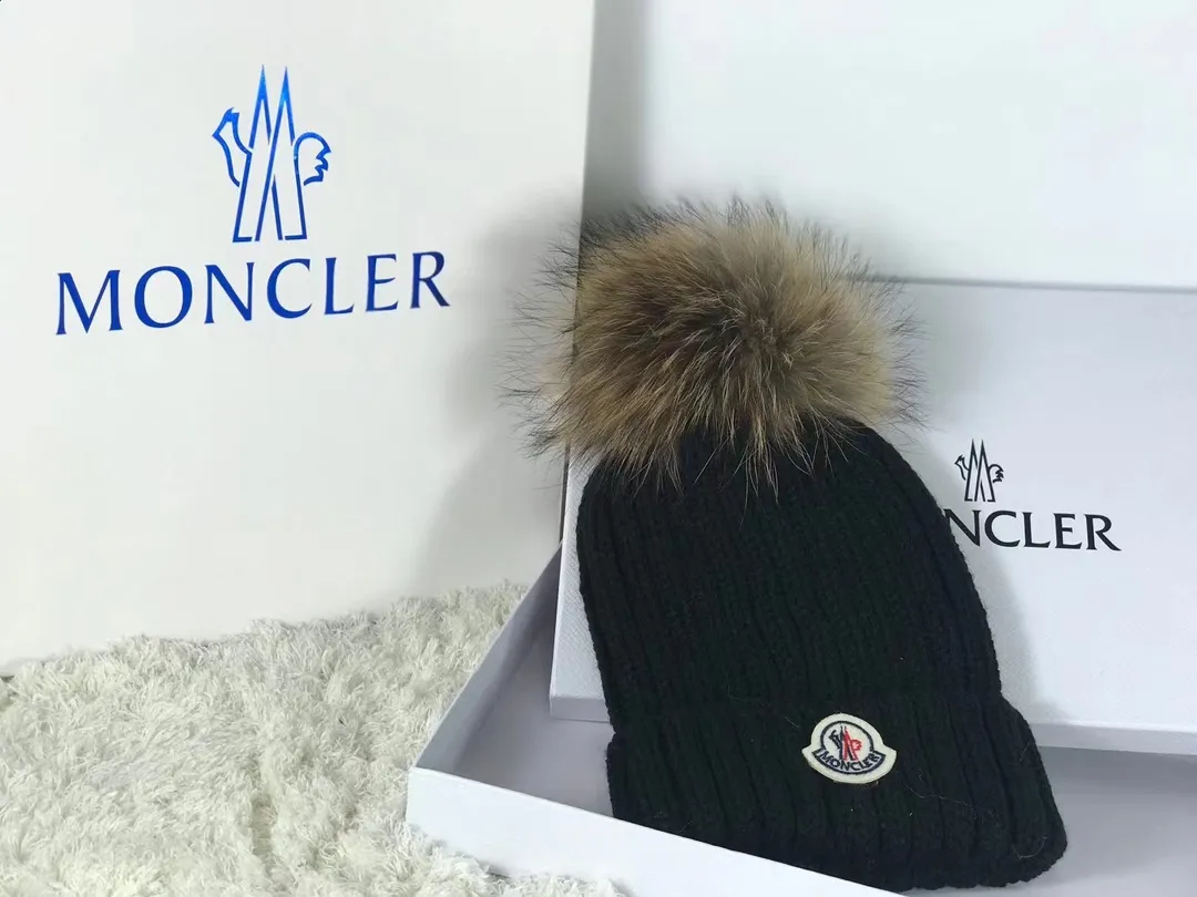 Request price with pictures, Moncler muffled knitted beanie