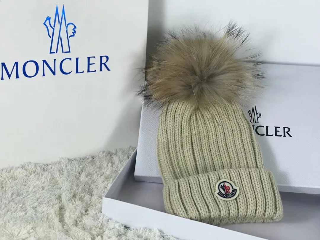 Request price with pictures, Moncler muffled knitted beanie