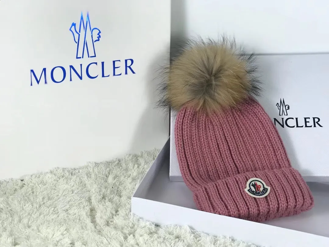 Request price with pictures, Moncler muffled knitted beanie